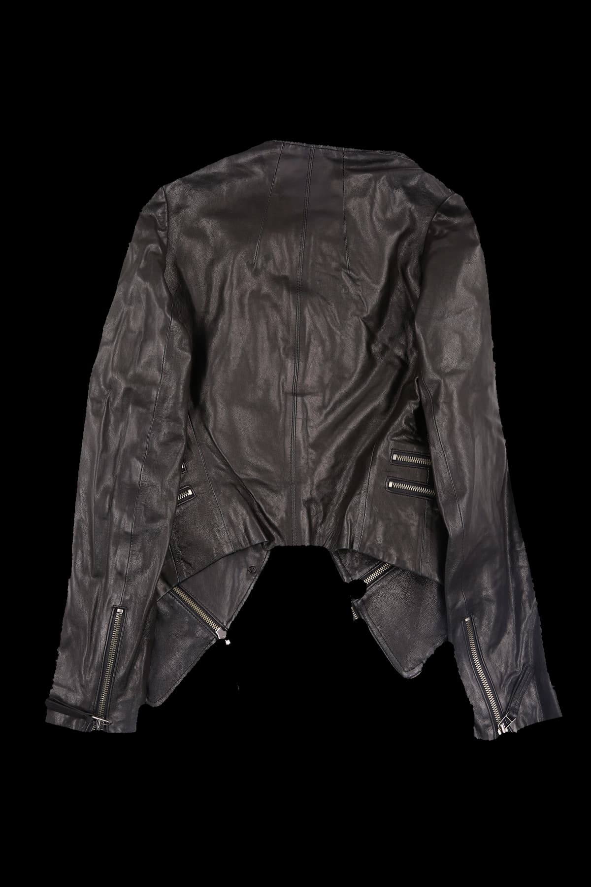 노카라 가죽 자켓