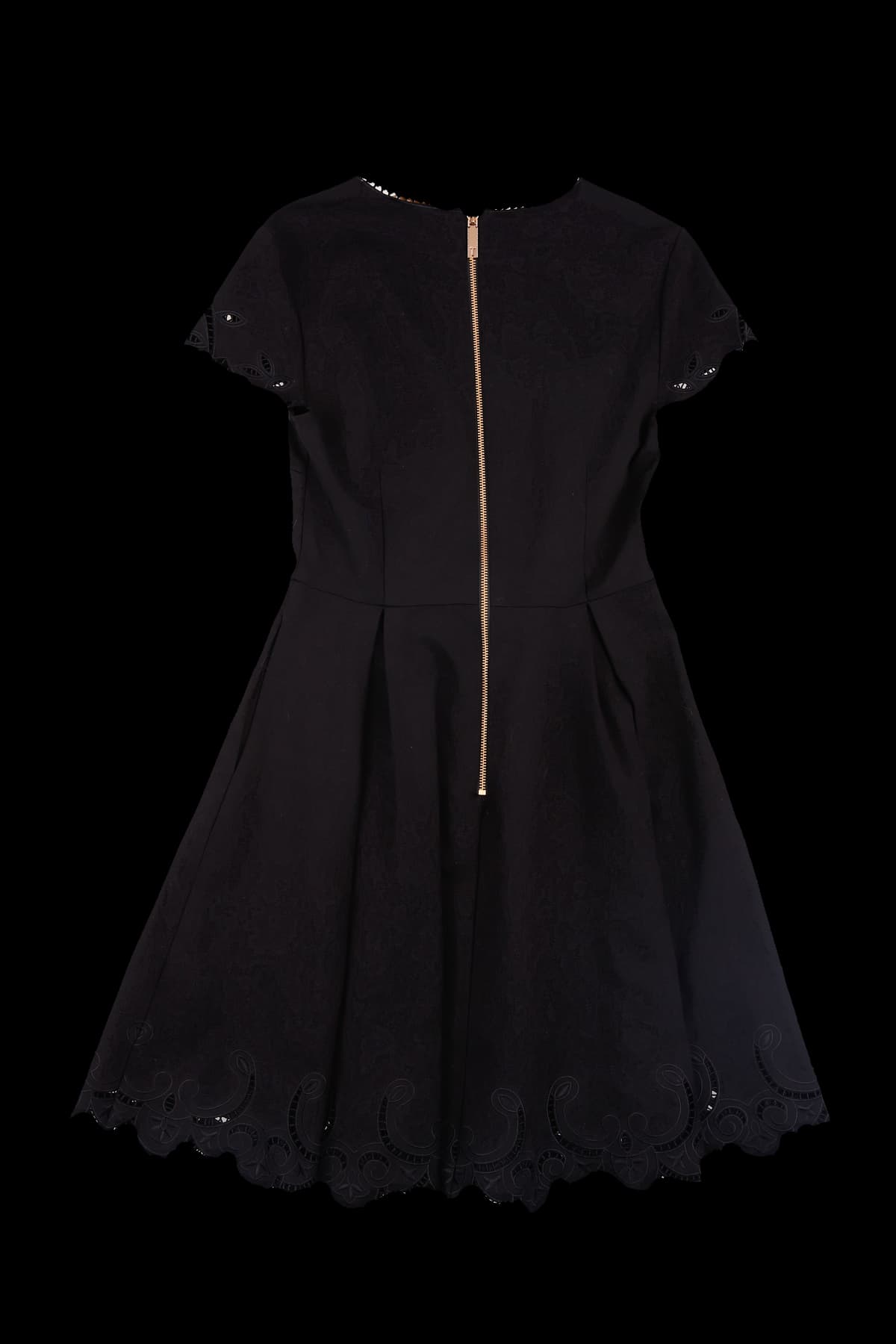 블랙 반팔 원피스