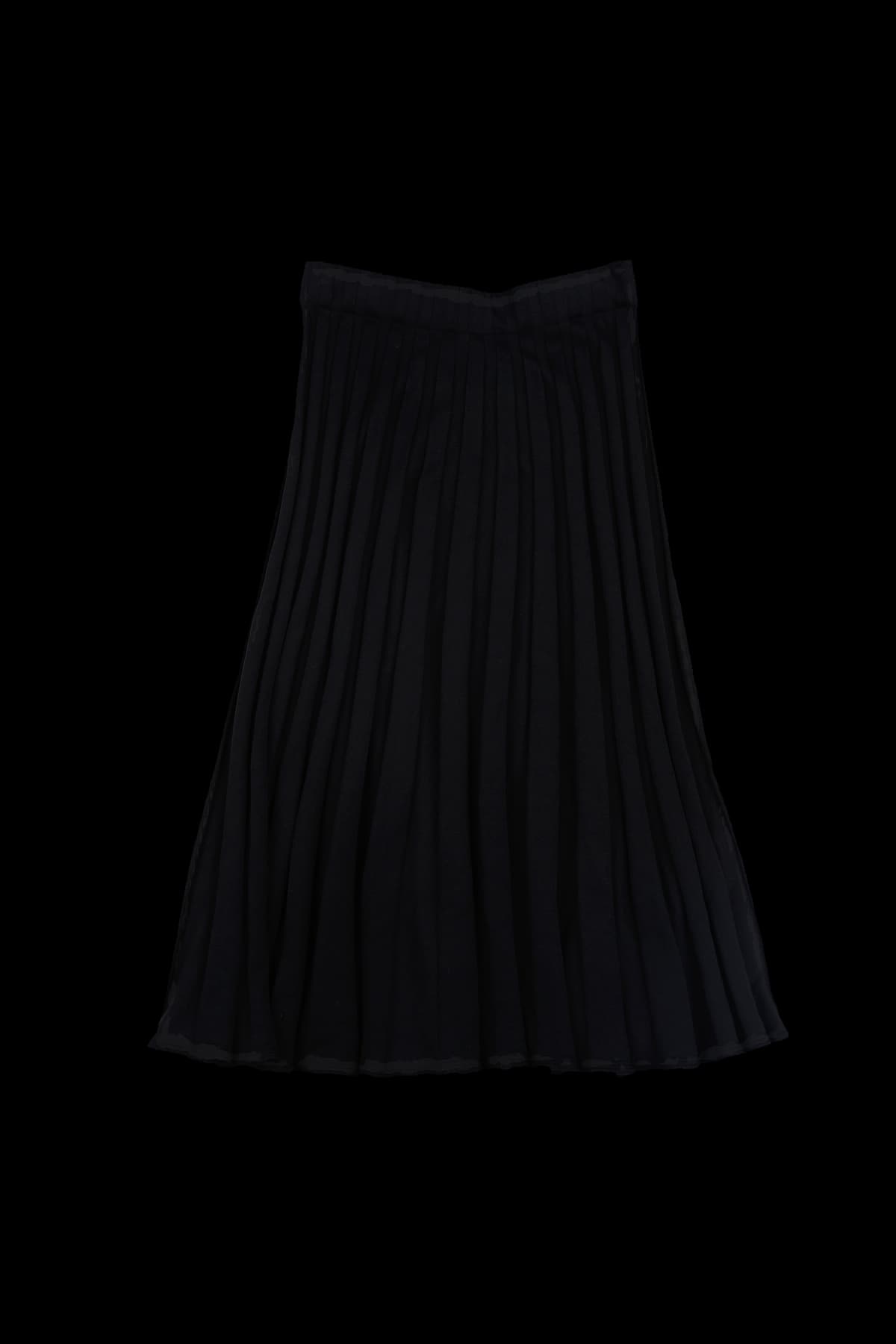 니트 롱 스커트