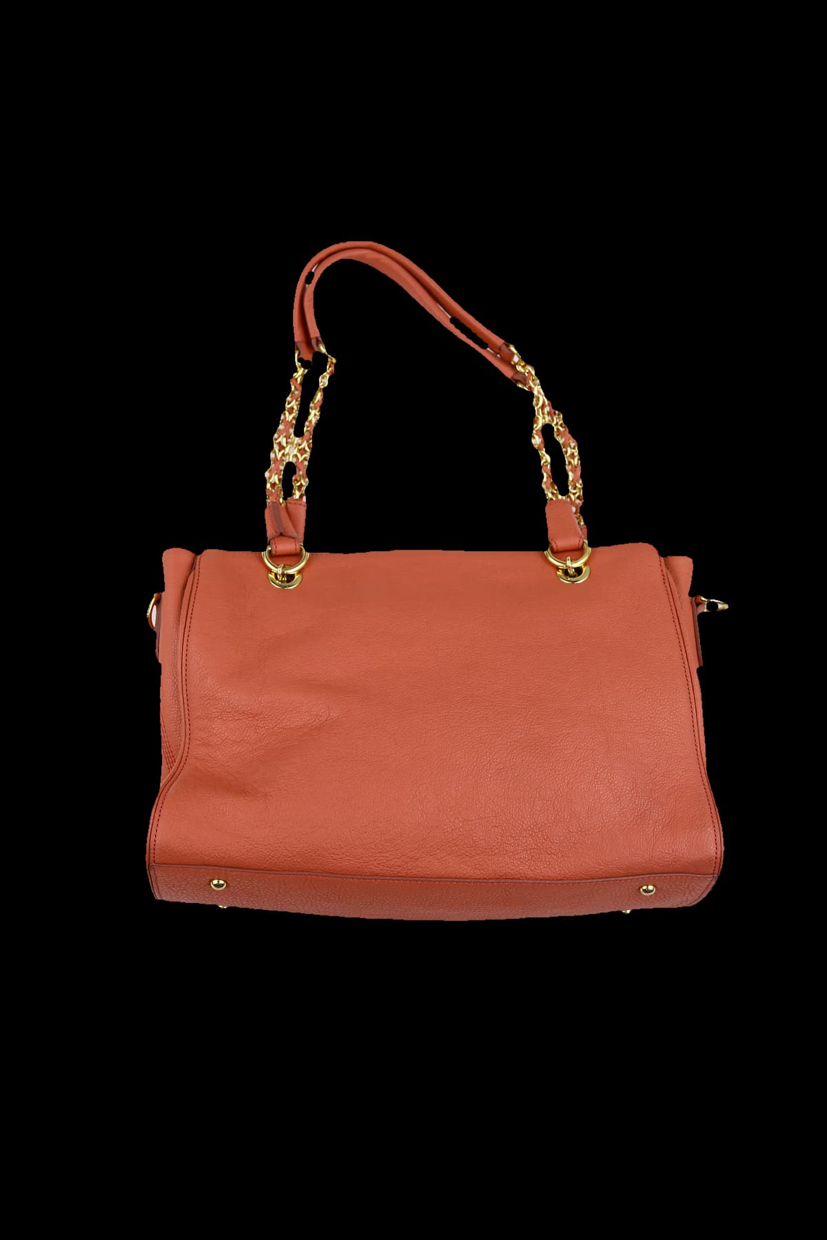 체인 디테일 핸드백