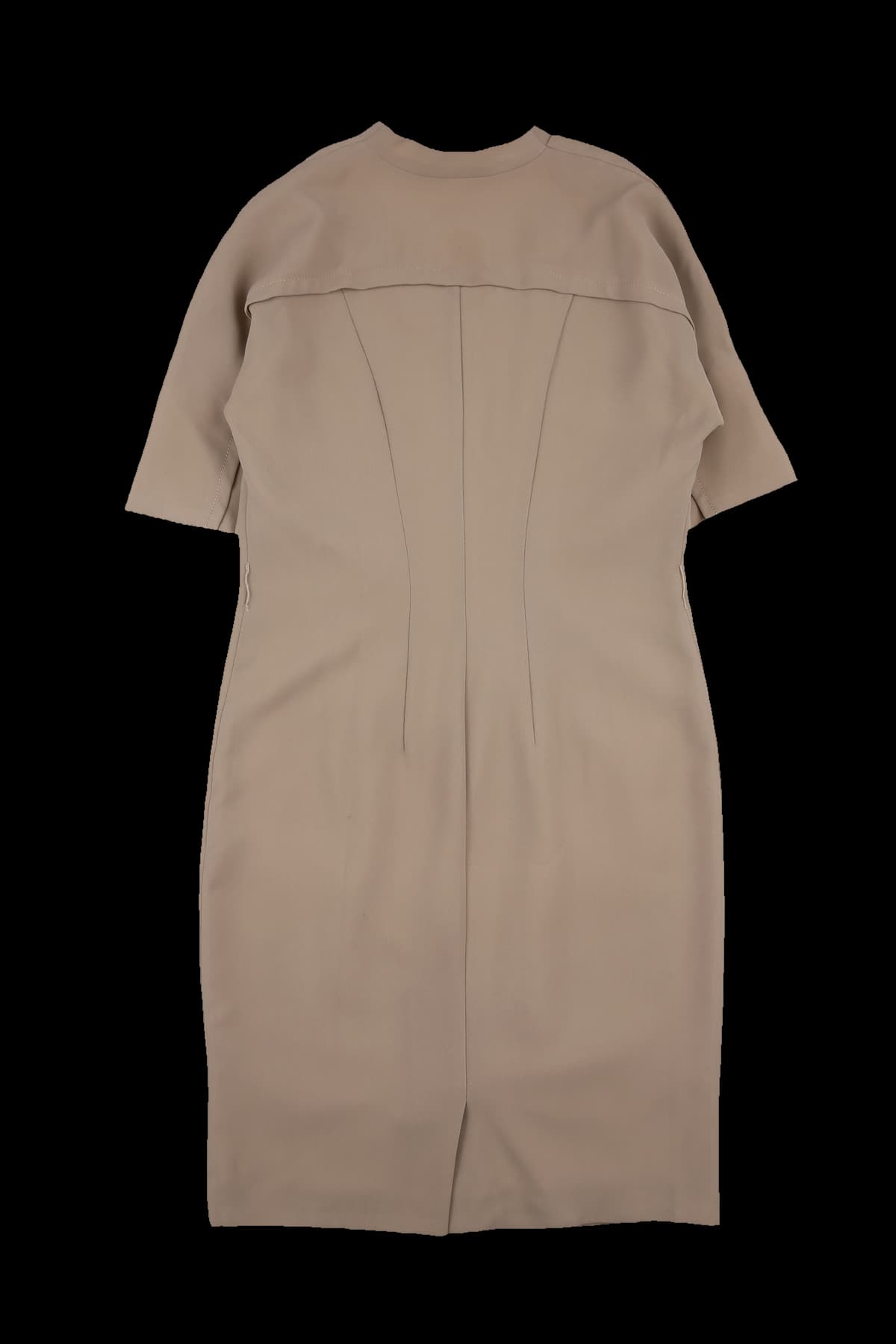 라운드넥 반팔 원피스