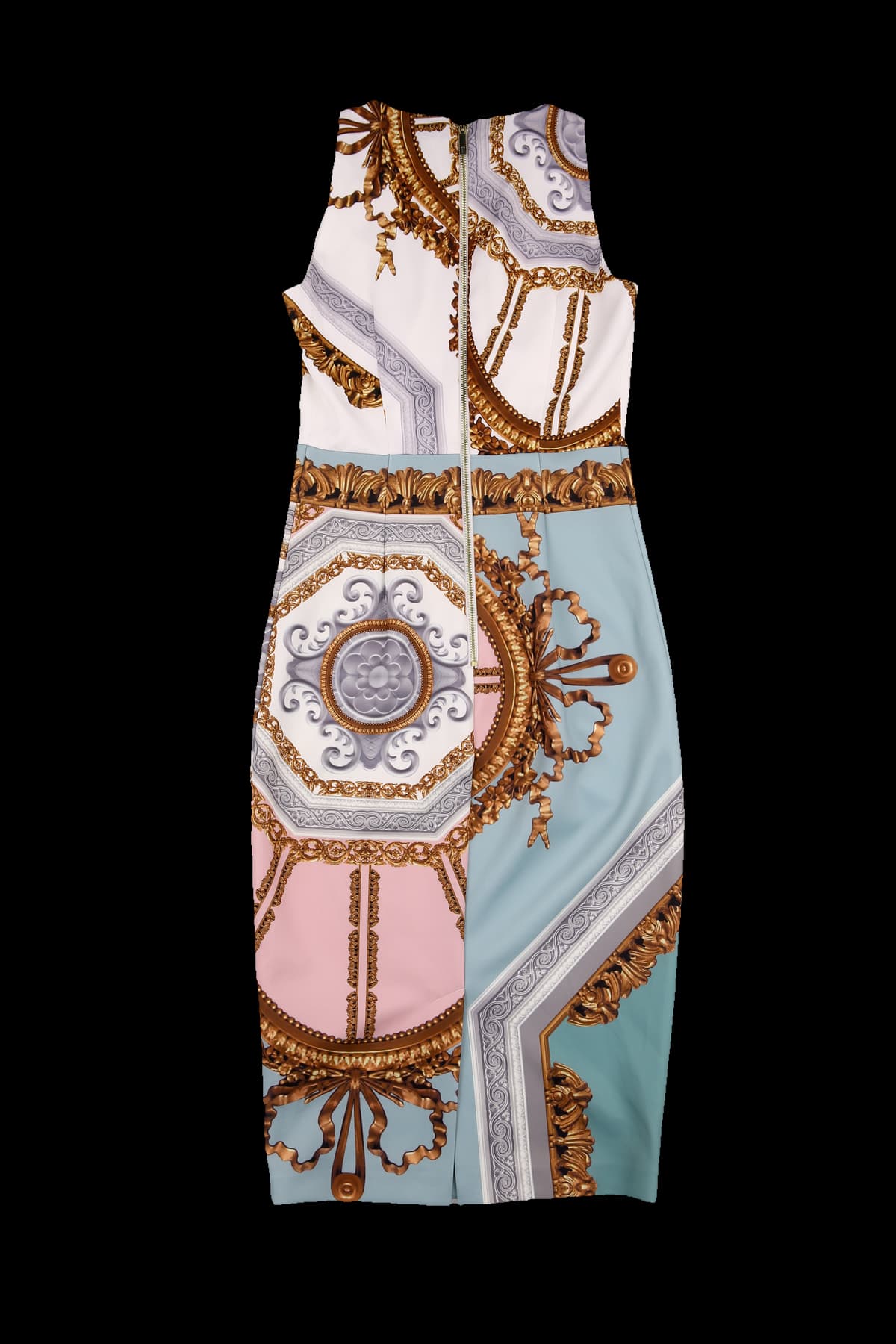 진주 라운드넥 민소매 원피스