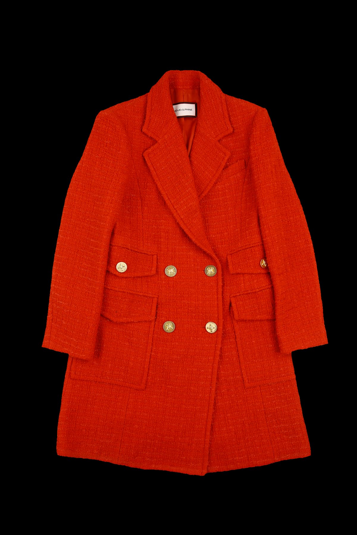 투버튼 롱 코트