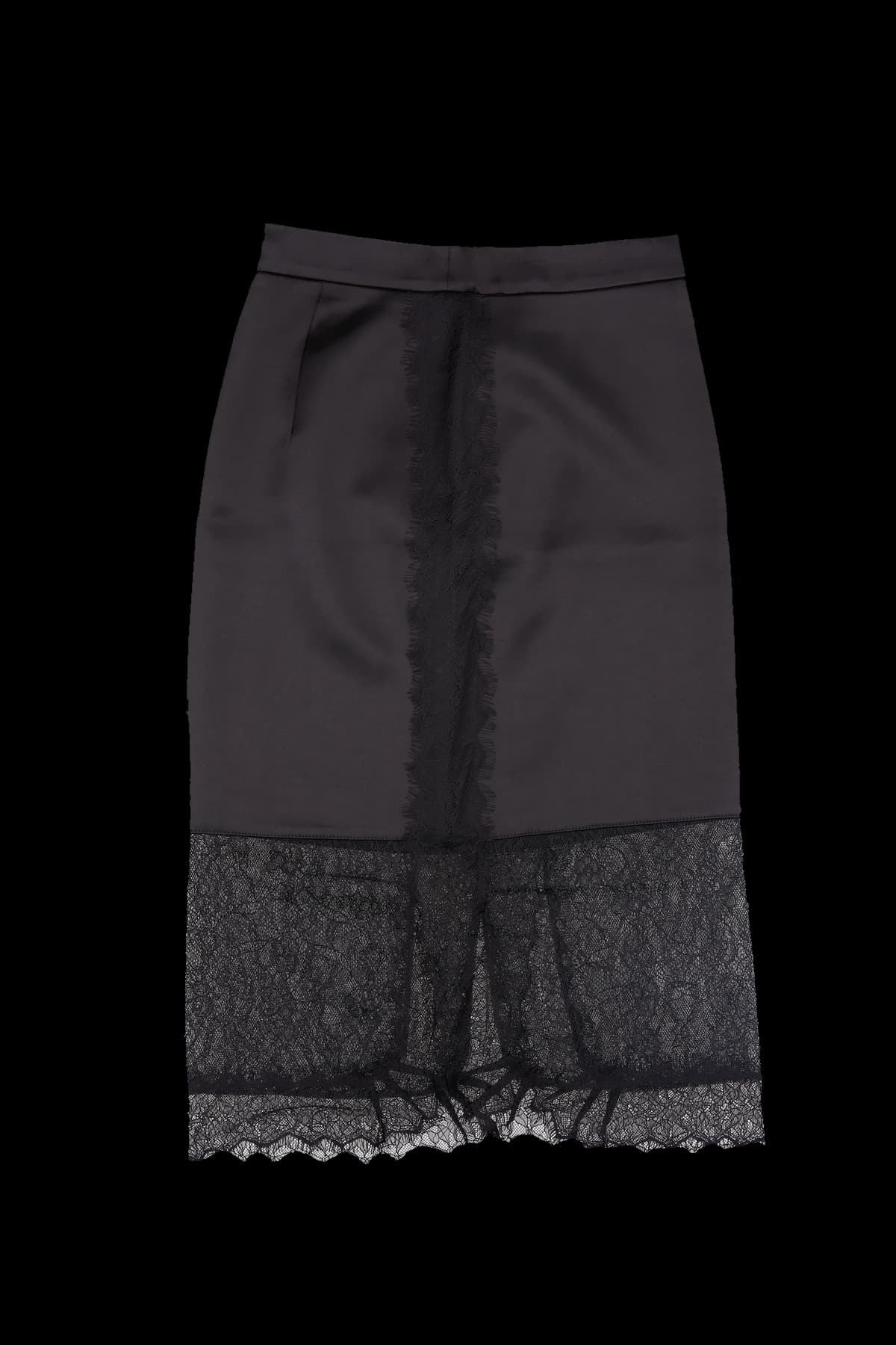 시스루 헴 스커트