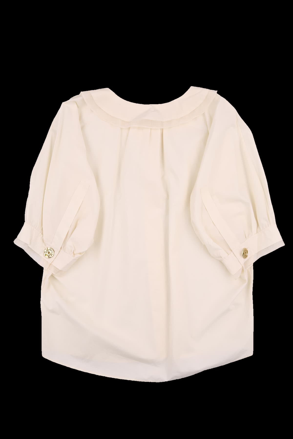 레이스 카라 블라우스