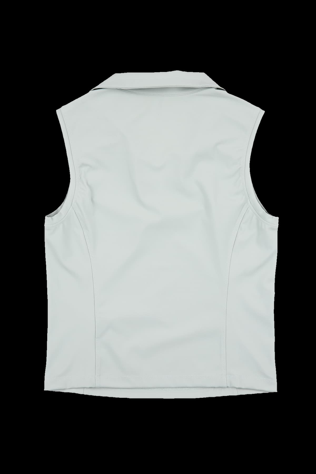 카라 브이넥 슬리브리스