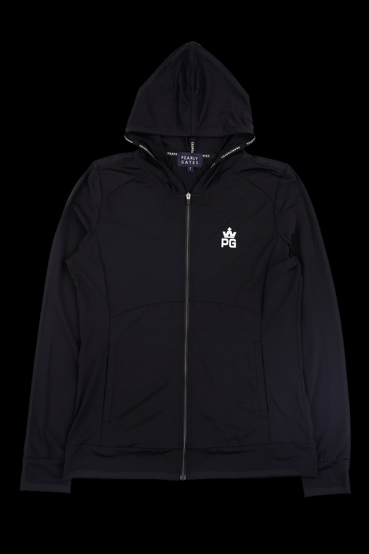 스트레치 후드 집업