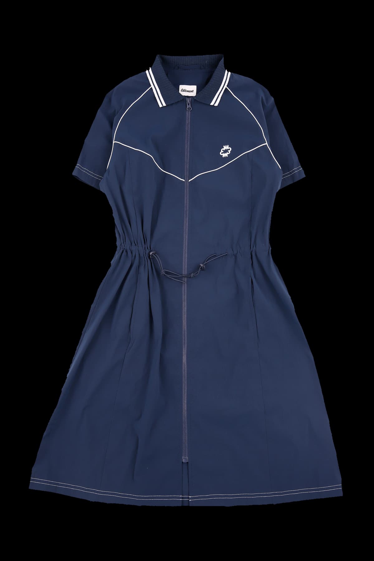 풀집업 나일론 원피스