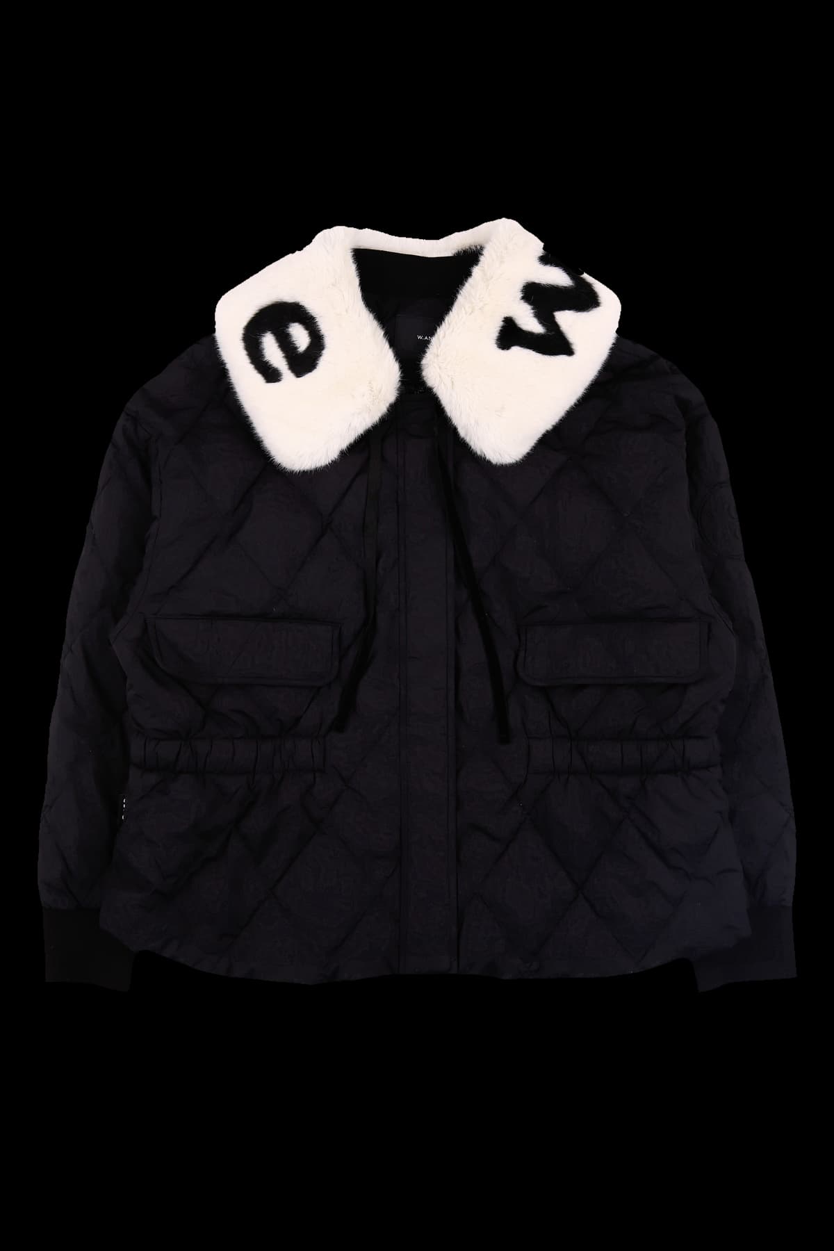 퍼 트리밍 패딩