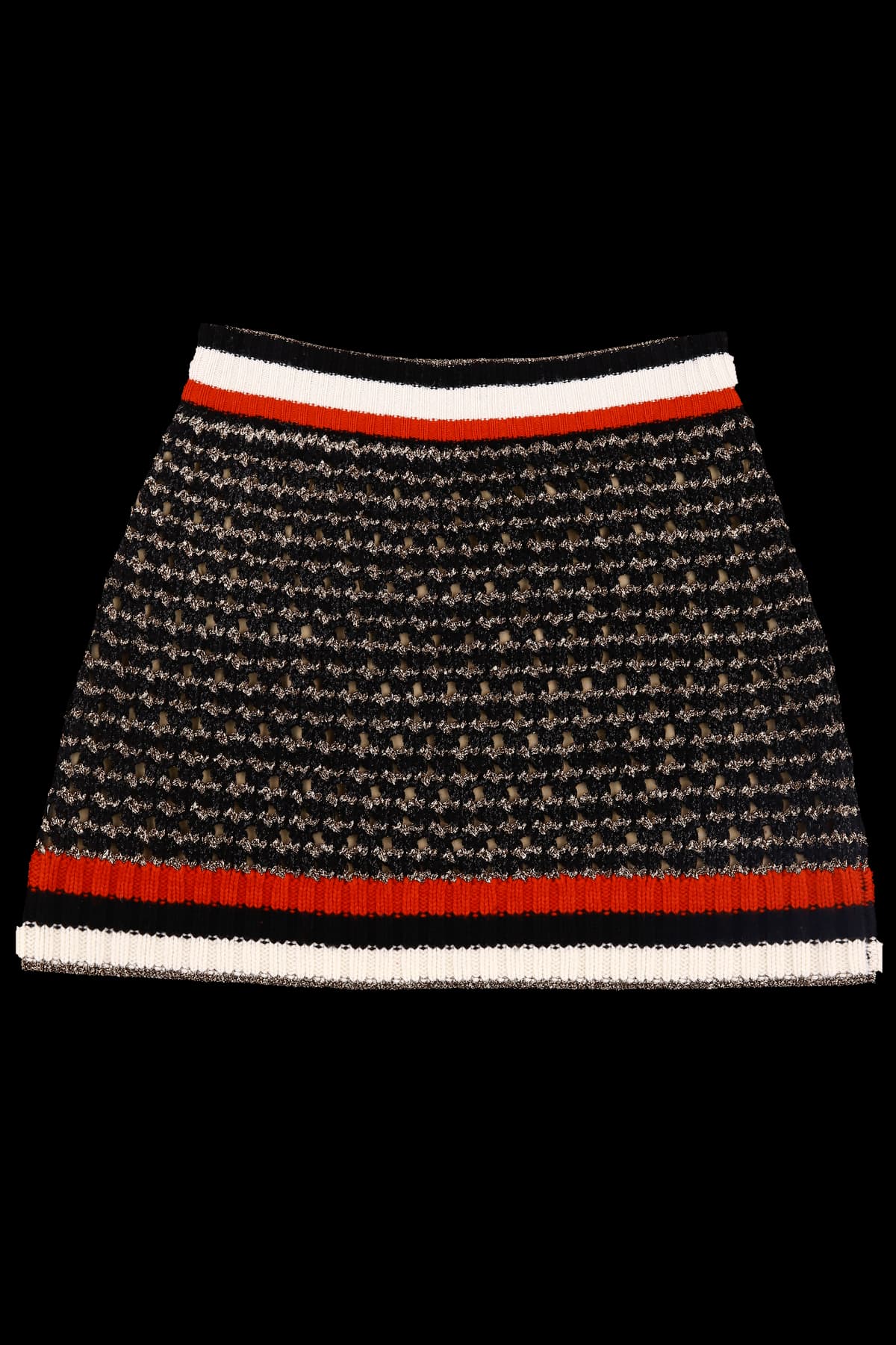 삼색 스카시니트 스커트