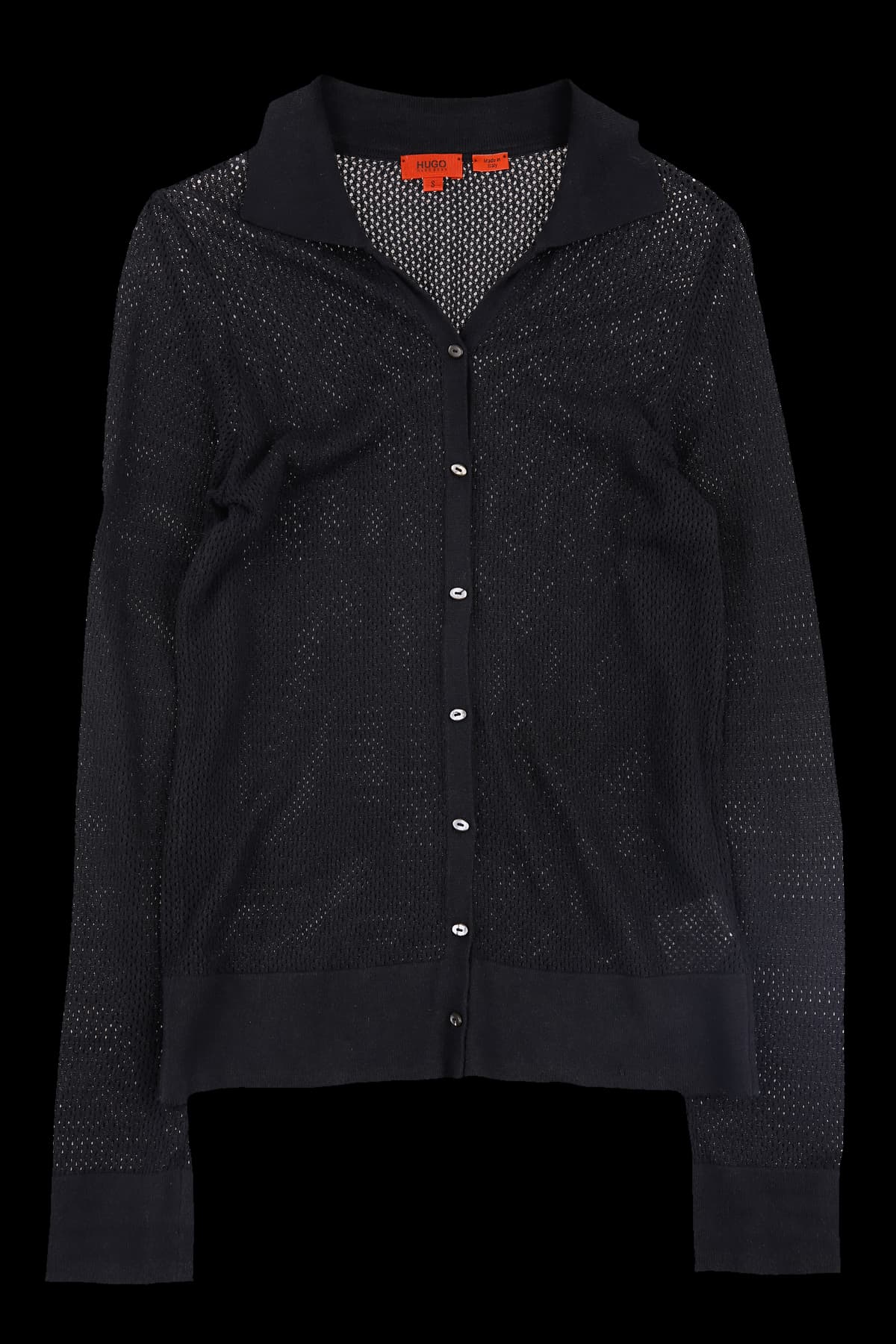 카라 시스루 가디건