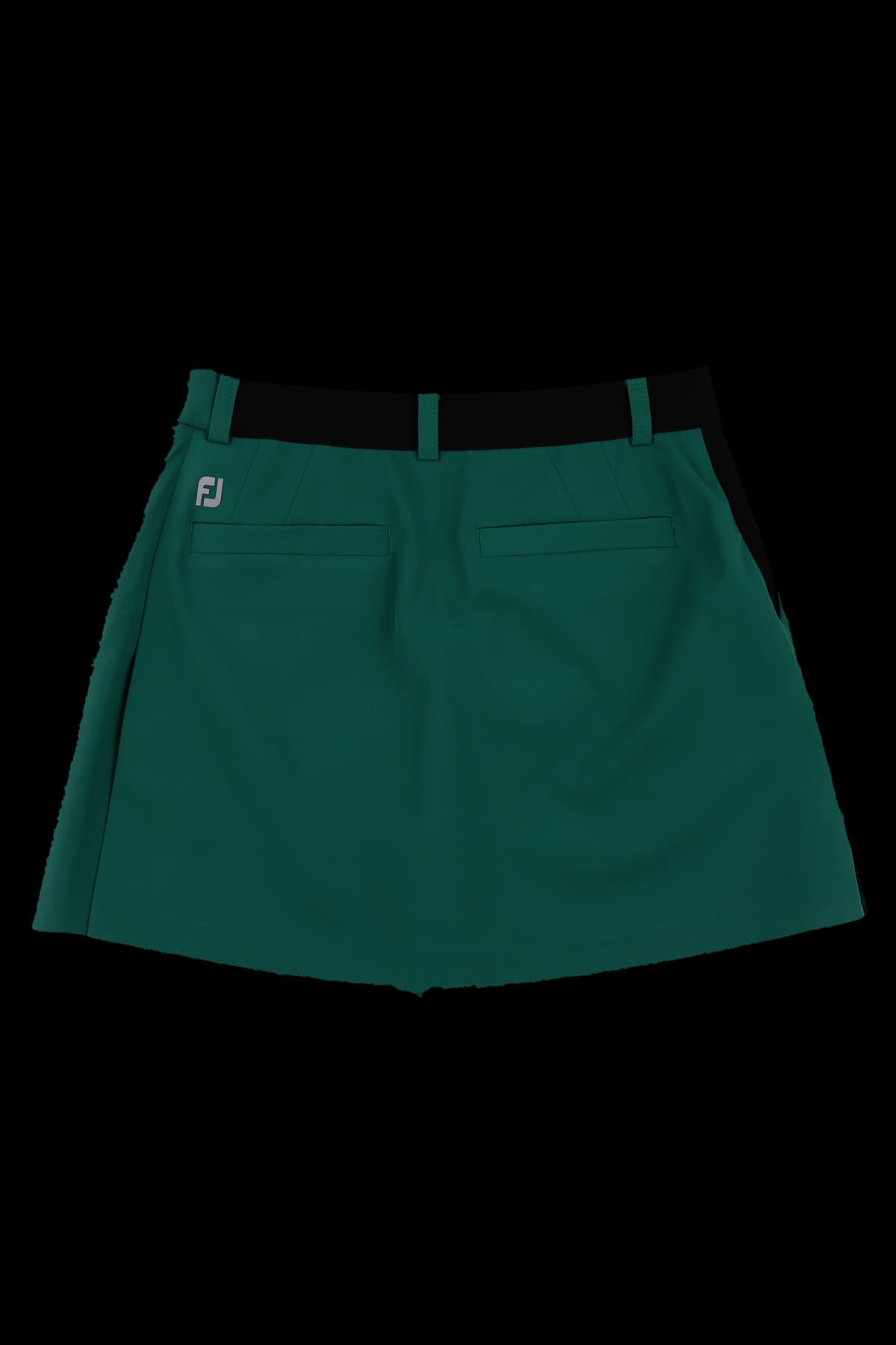 배색 라인 스커트