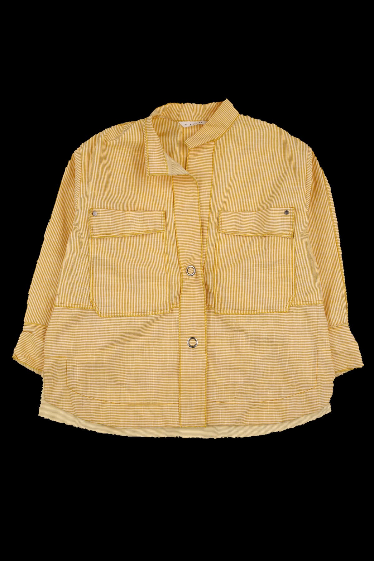 스트라이프 긴팔자켓