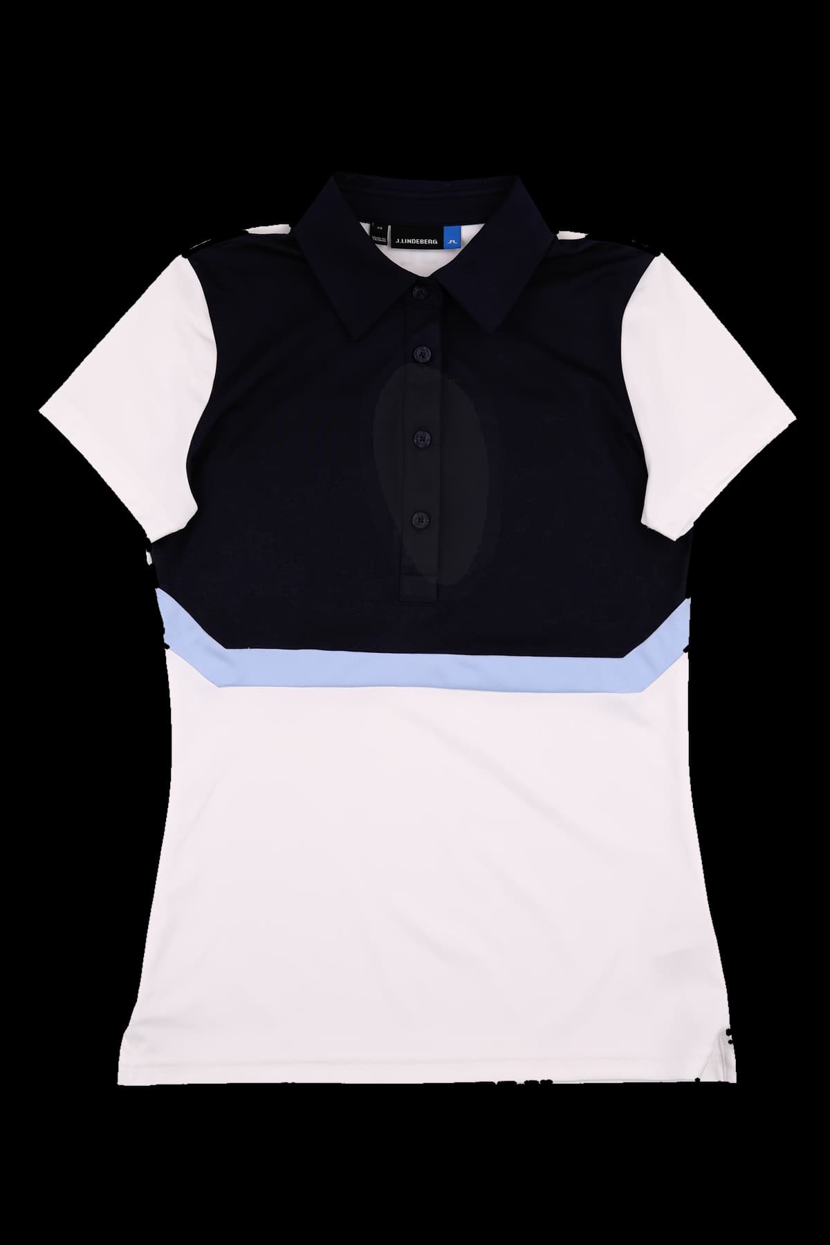 삼색 카라 반팔 티