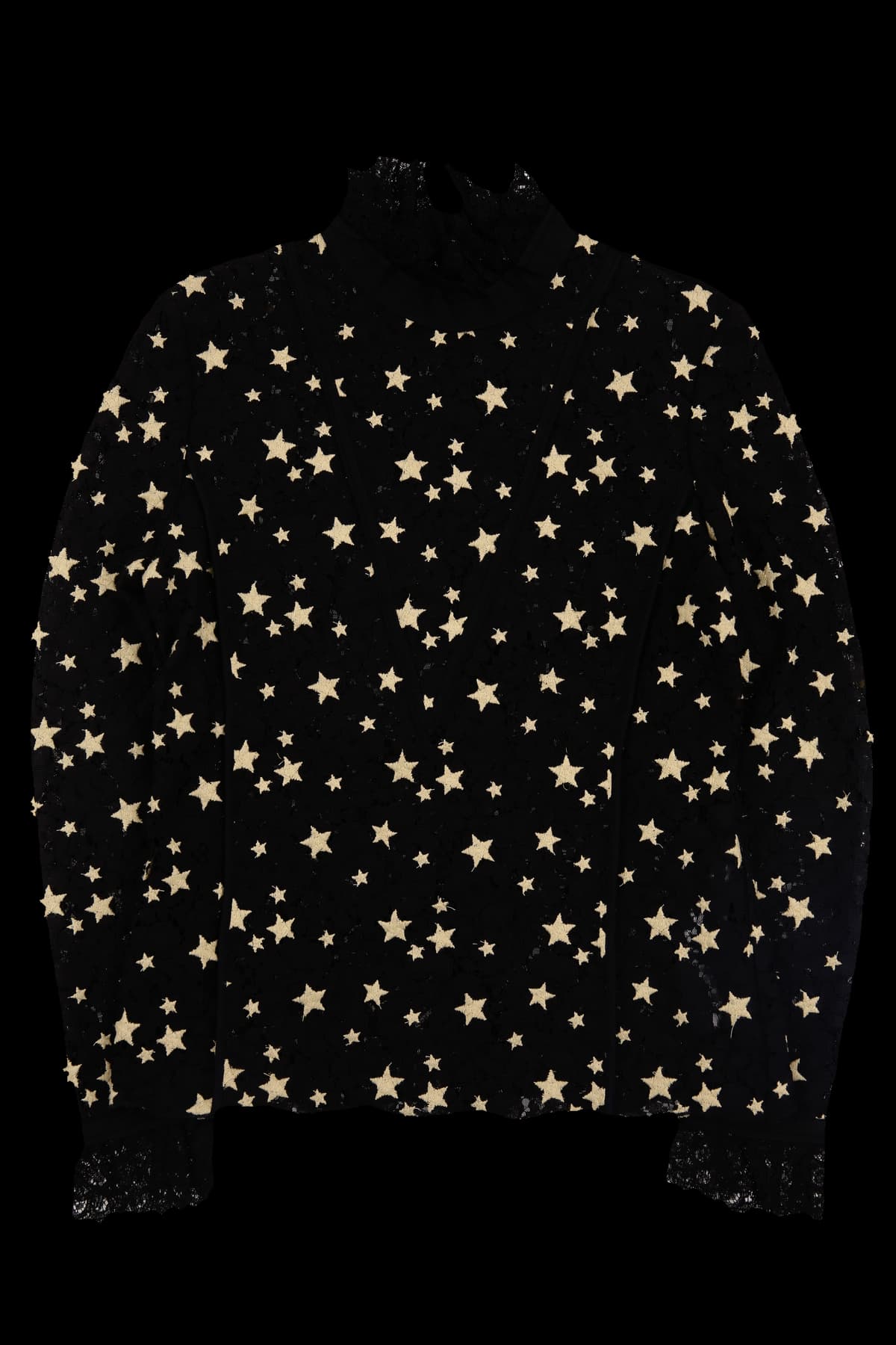 레이스 긴팔 블라우스