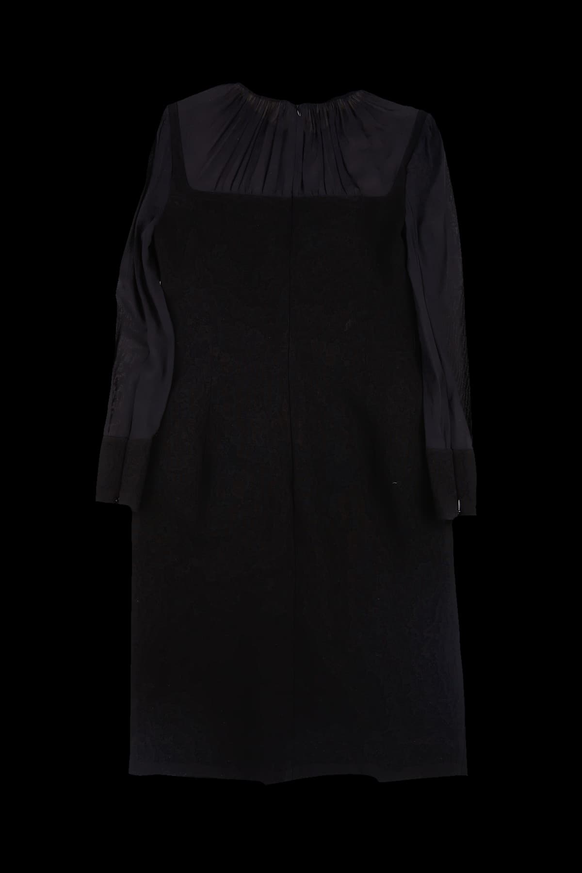 긴팔 미디 원피스