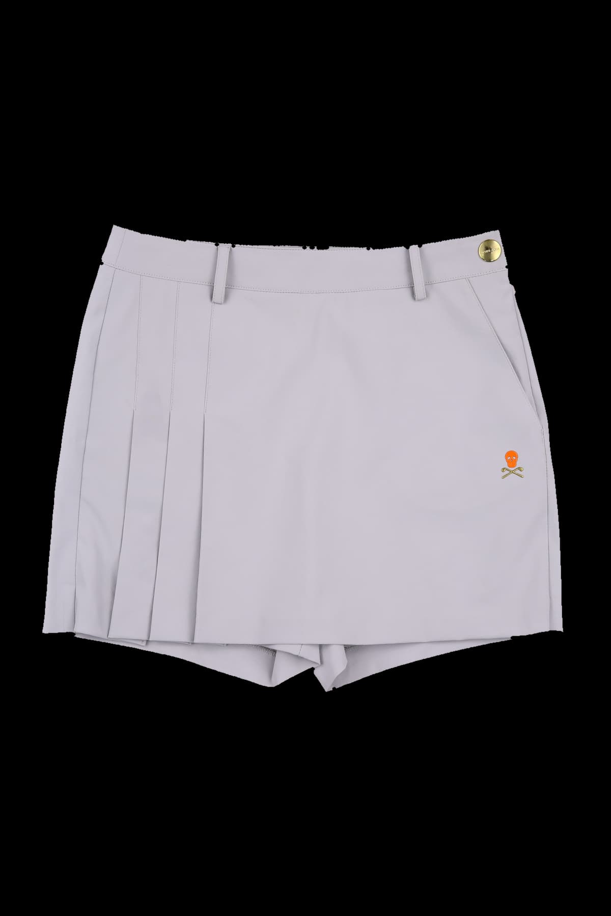 오렌지 로고 스커트