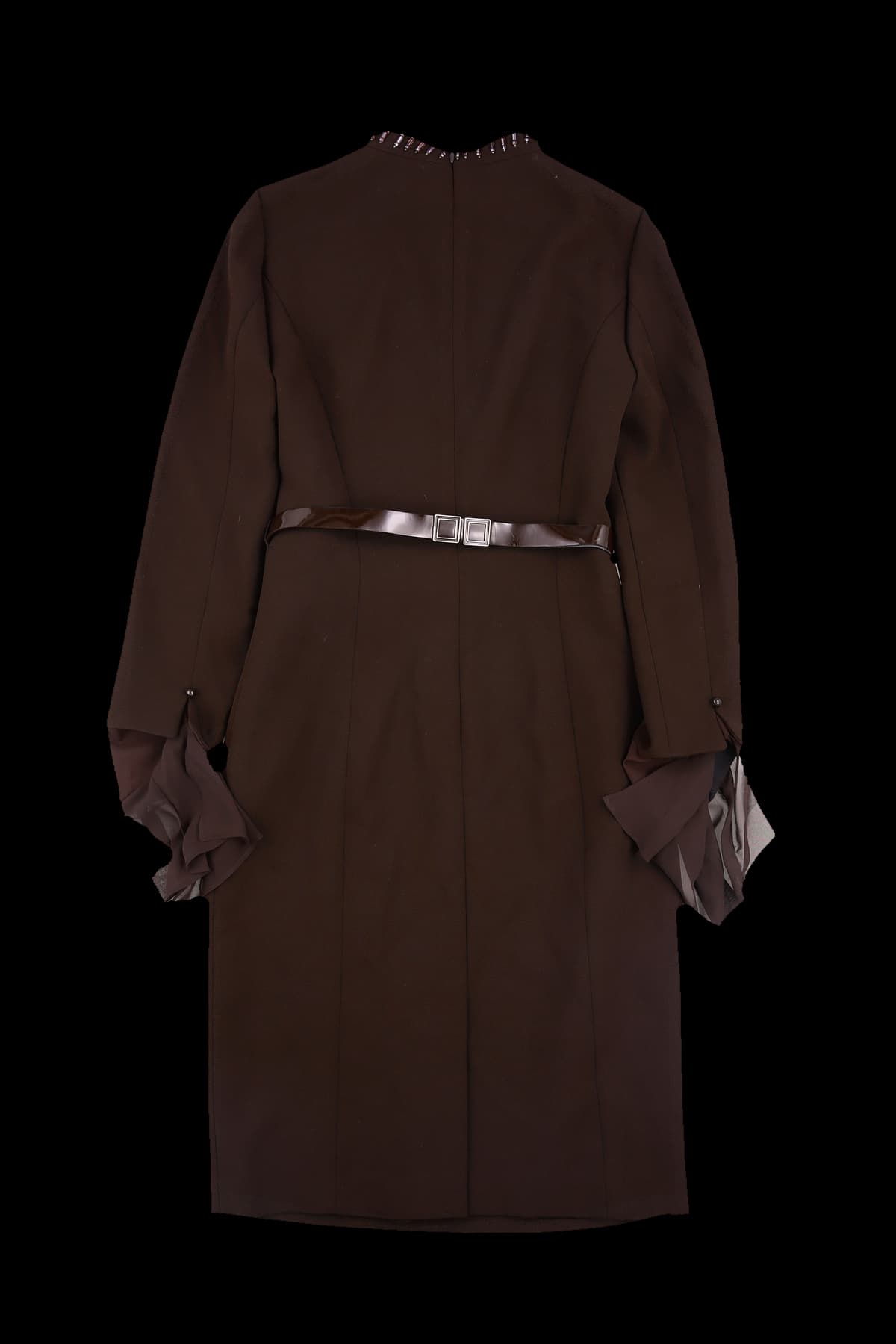 벨티드 디테일 원피스