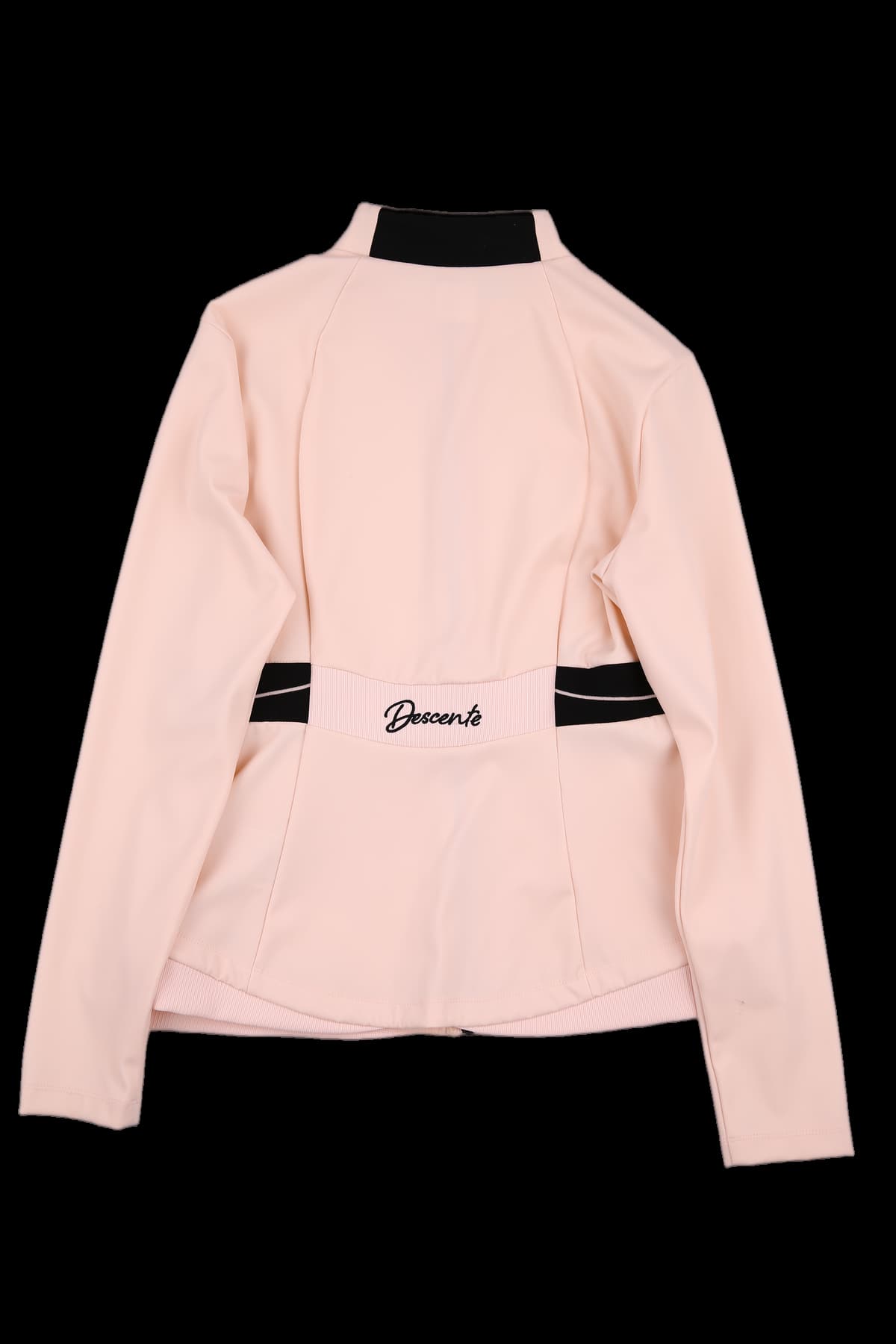 배색 집업 자켓