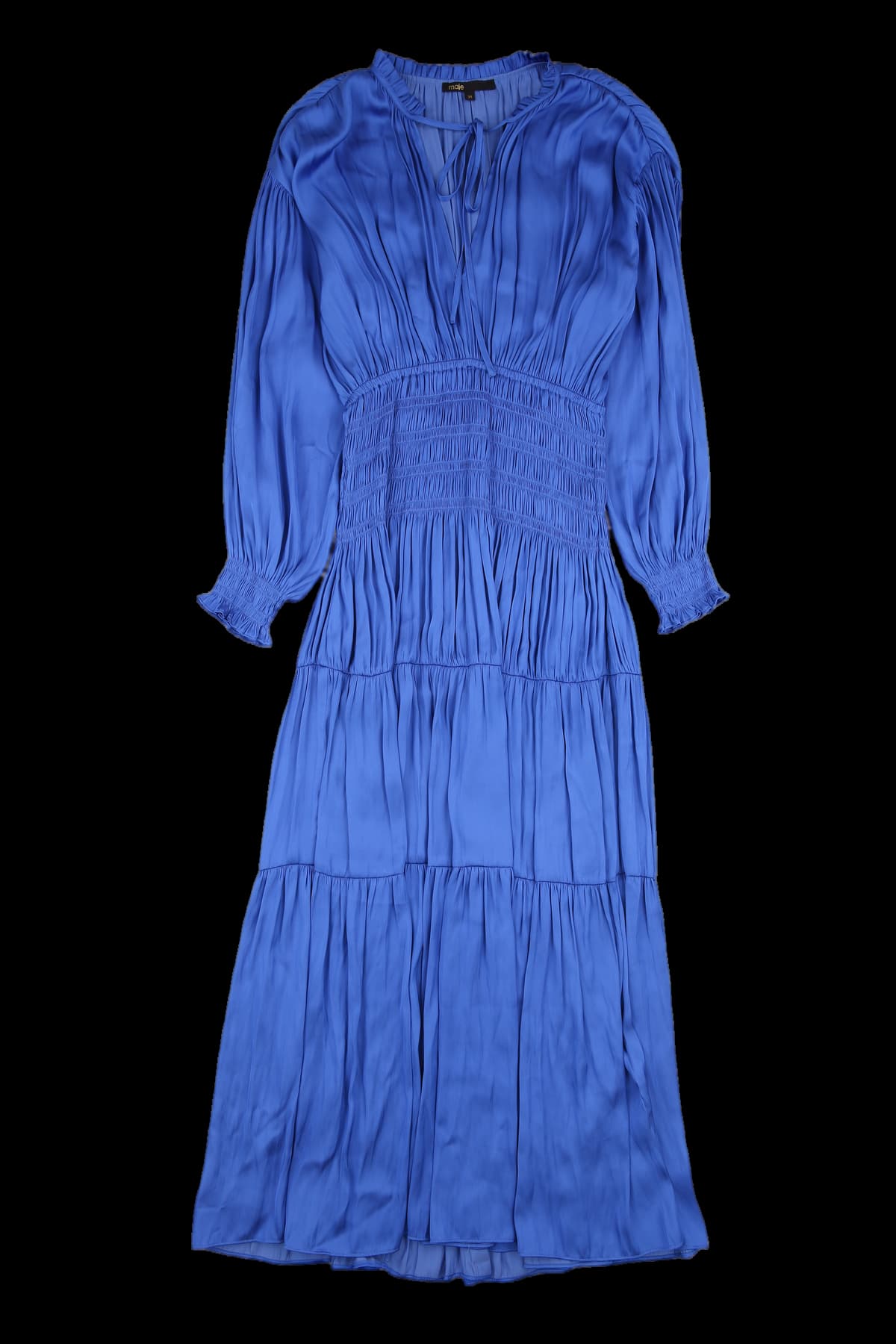 실키 셔링 드레스