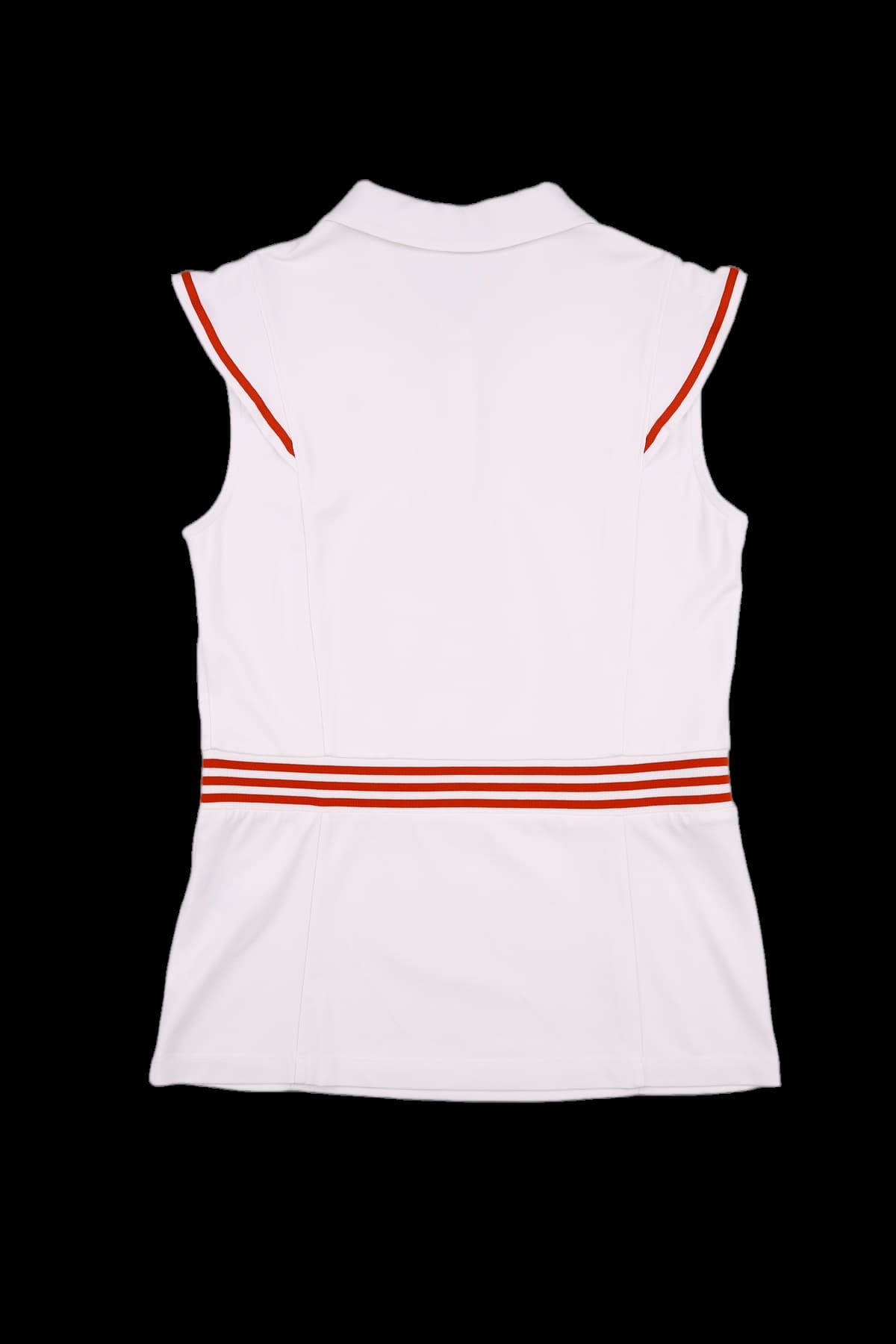 밴딩 배색 민소매