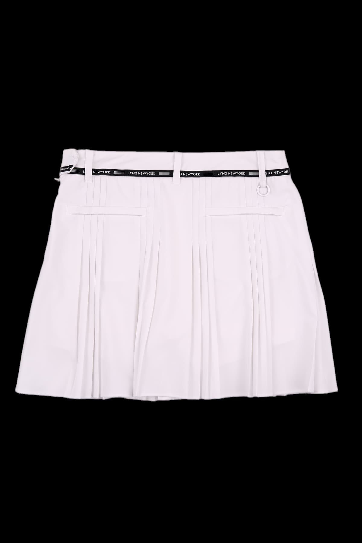 라인 플리츠 스커트