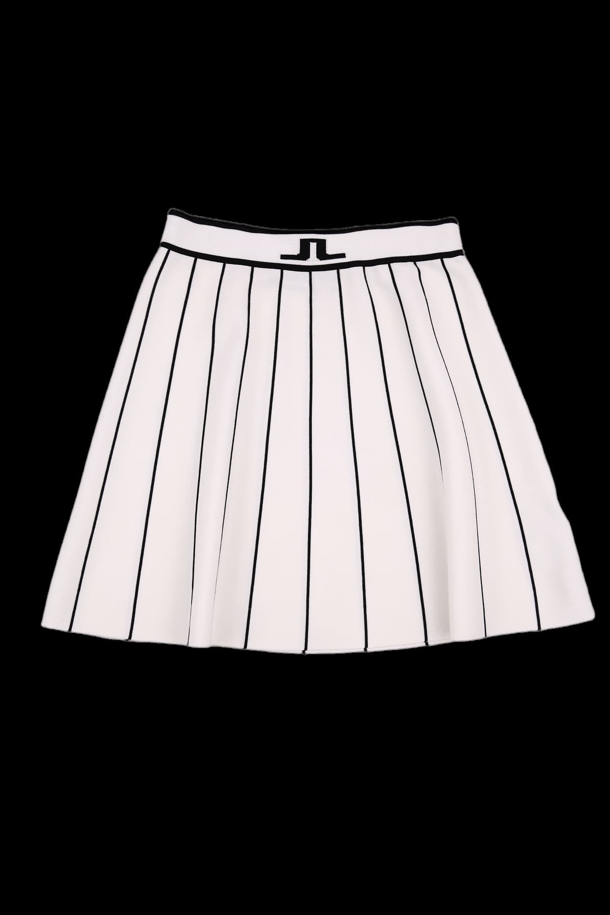 스트라이프 니트 스커트