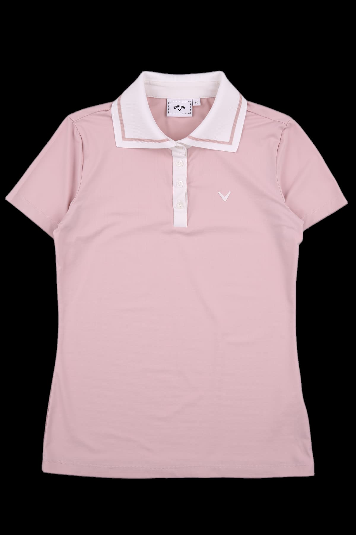 로고 배색 카라 티셔츠