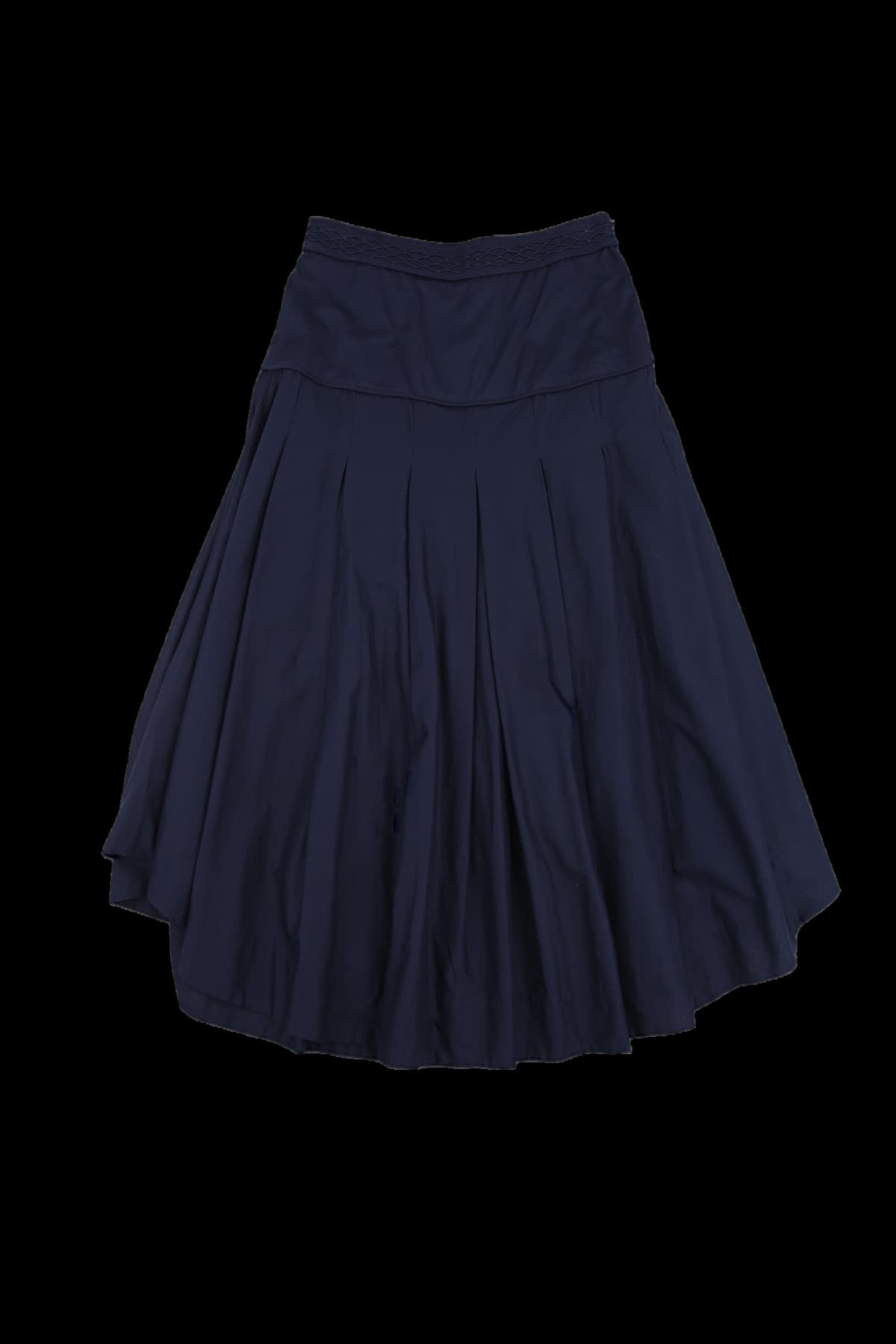 플리츠 롱 스커트