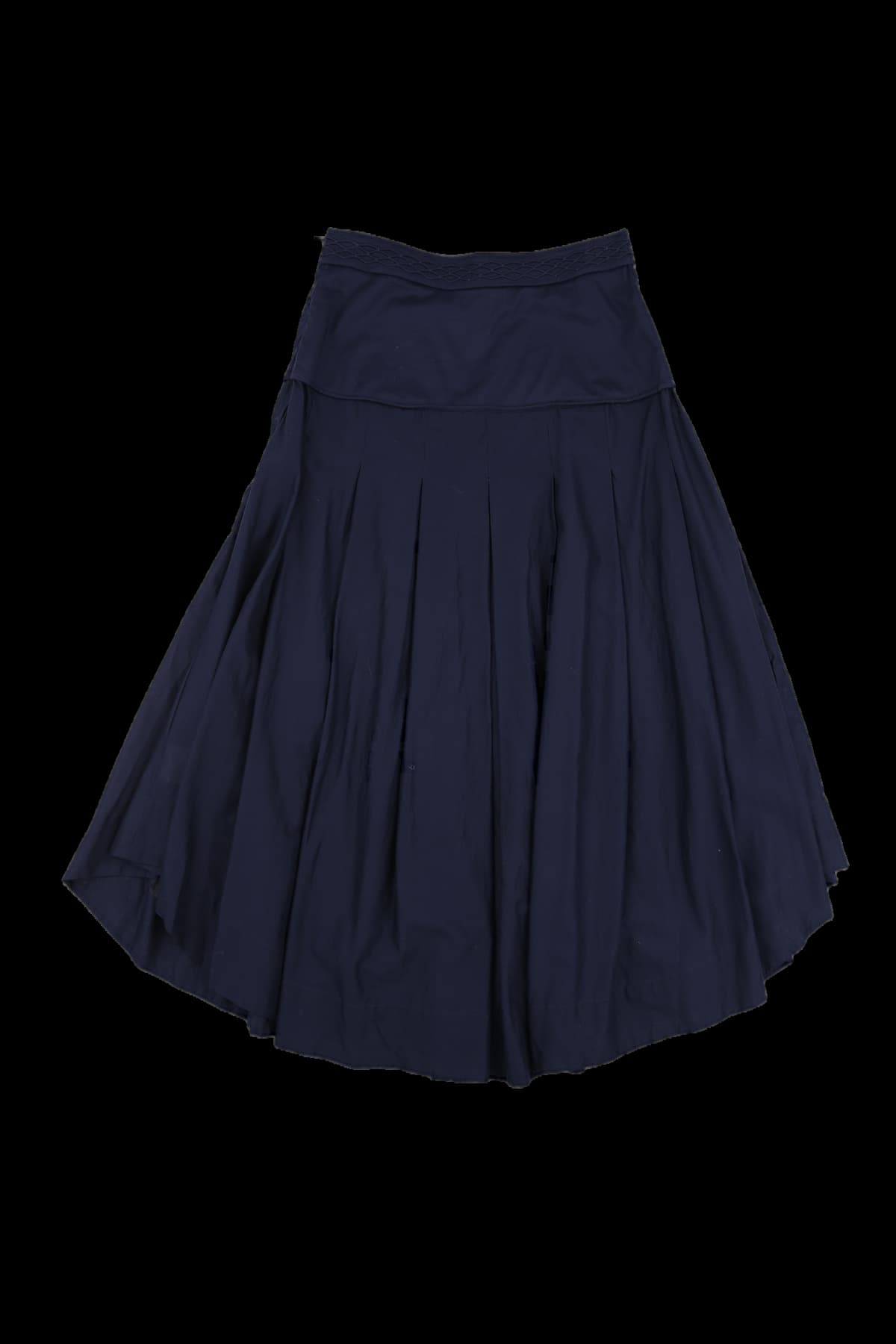 플리츠 롱 스커트