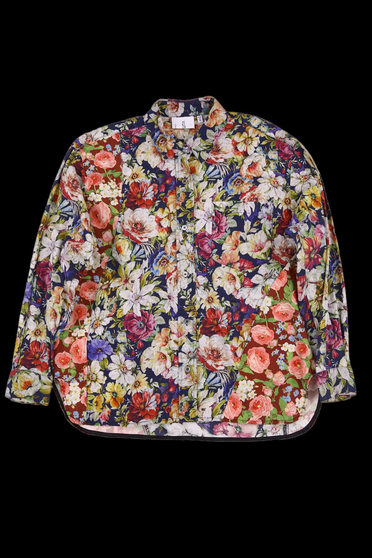 플로럴 코튼 셔츠