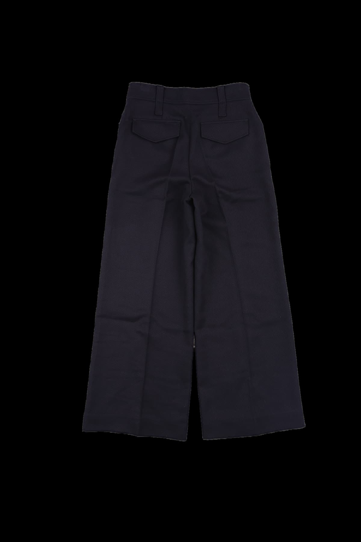 버튼 와이드 팬츠