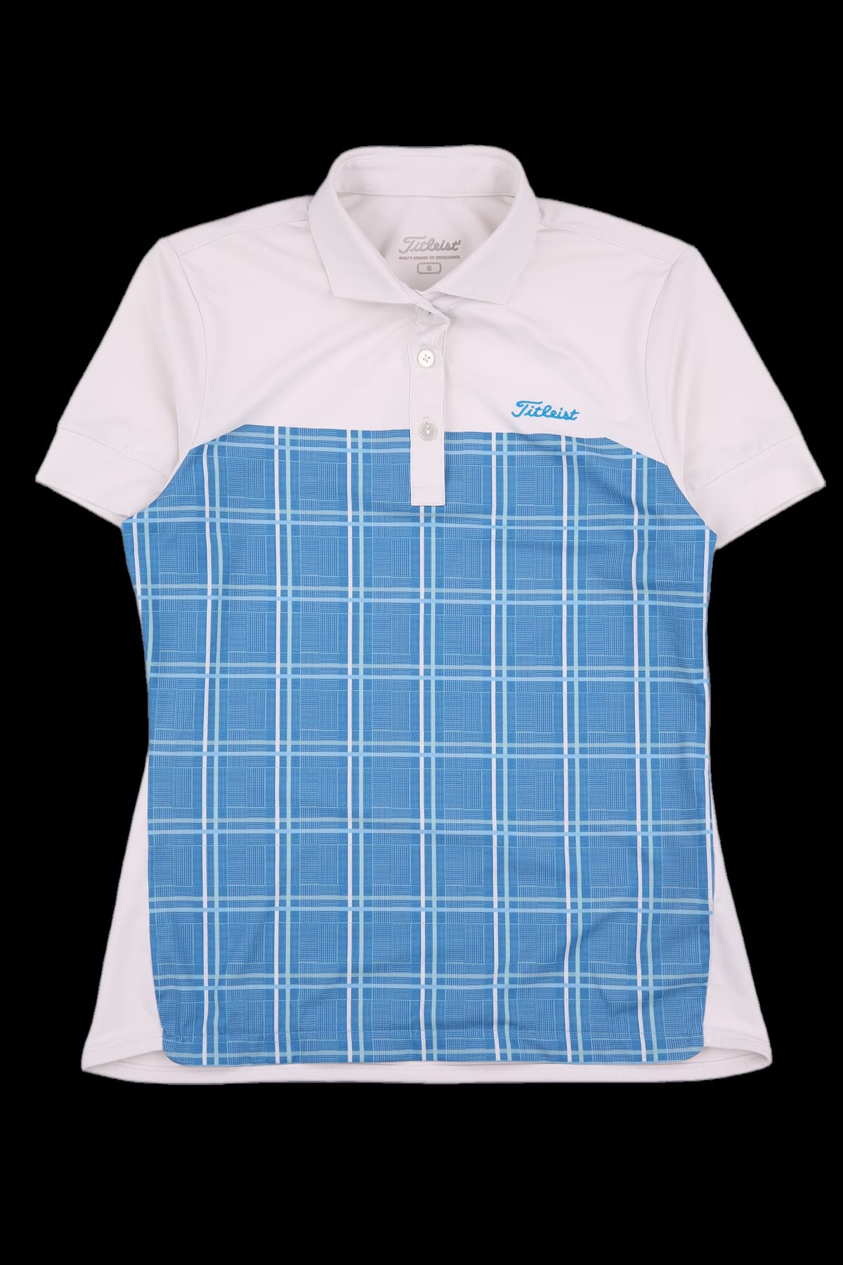 체크 반팔카라티