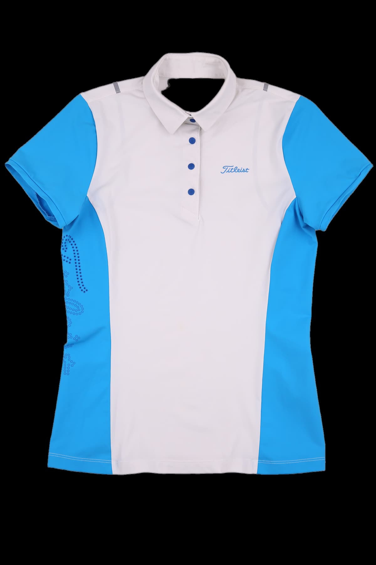 배색 반팔카라티