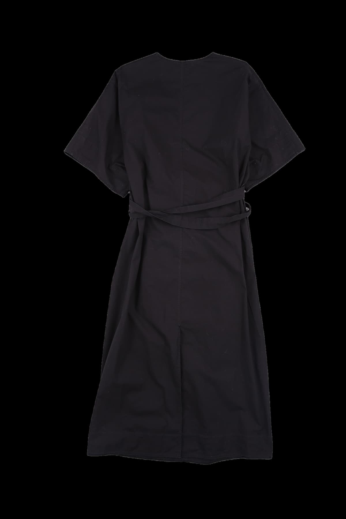 브이넥 코튼 원피스