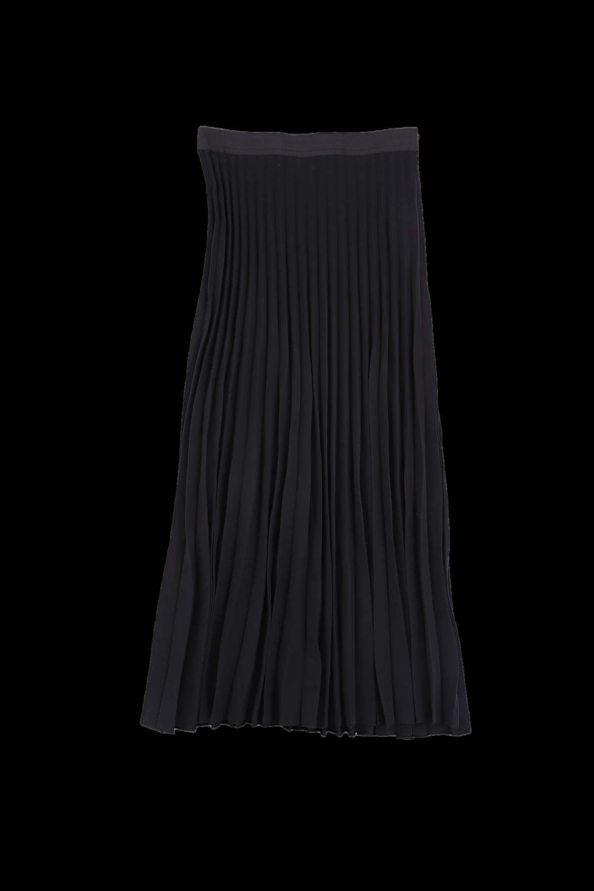 플리츠 롱 스커트