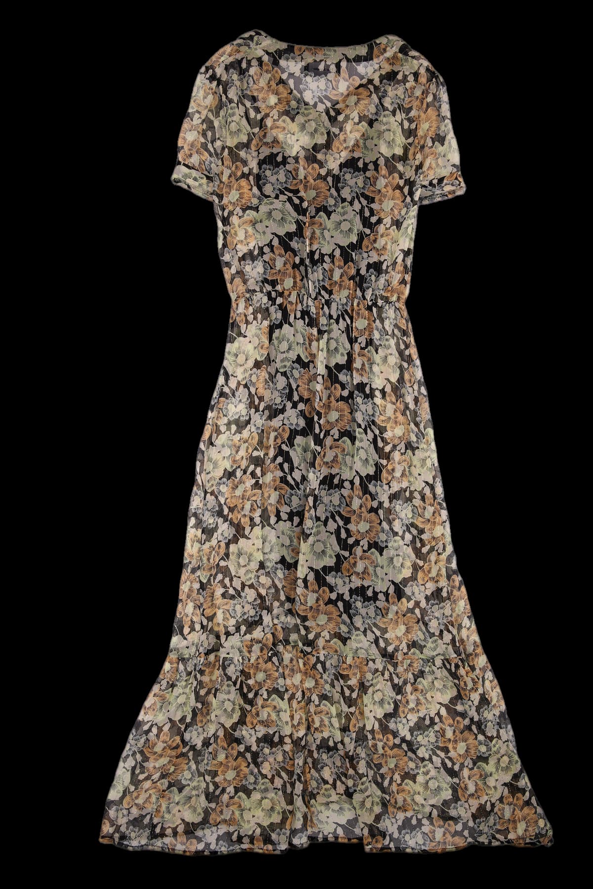 플로럴 시스루 원피스