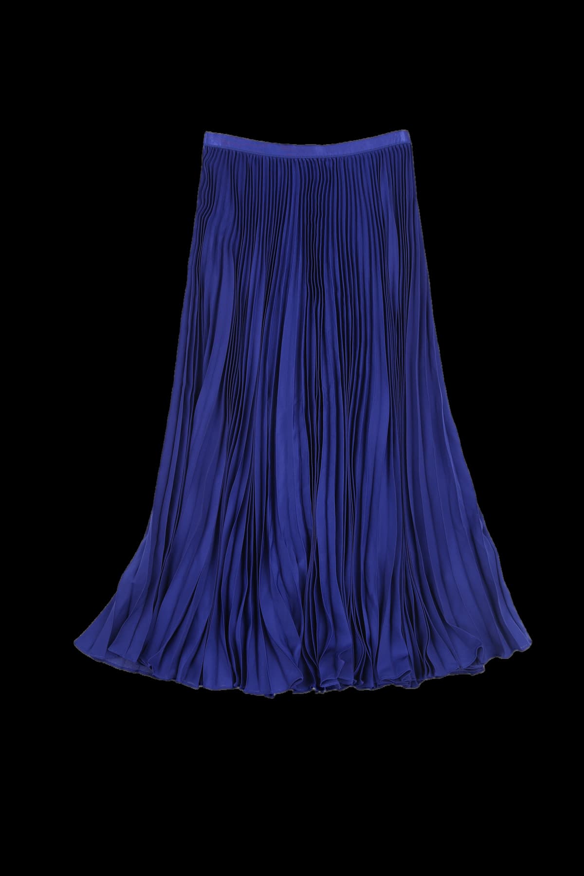 플리츠 롱 스커트