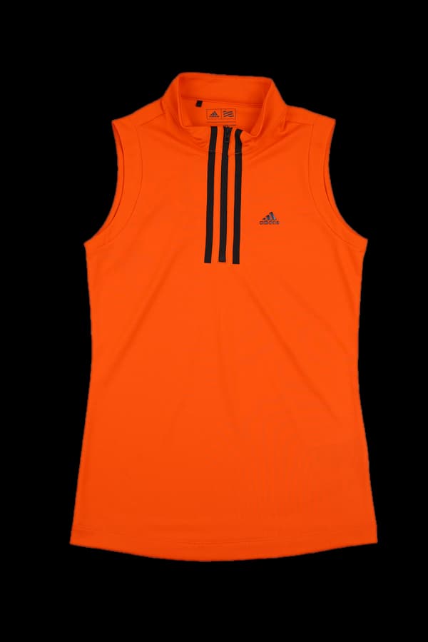 하프 집업 민소매