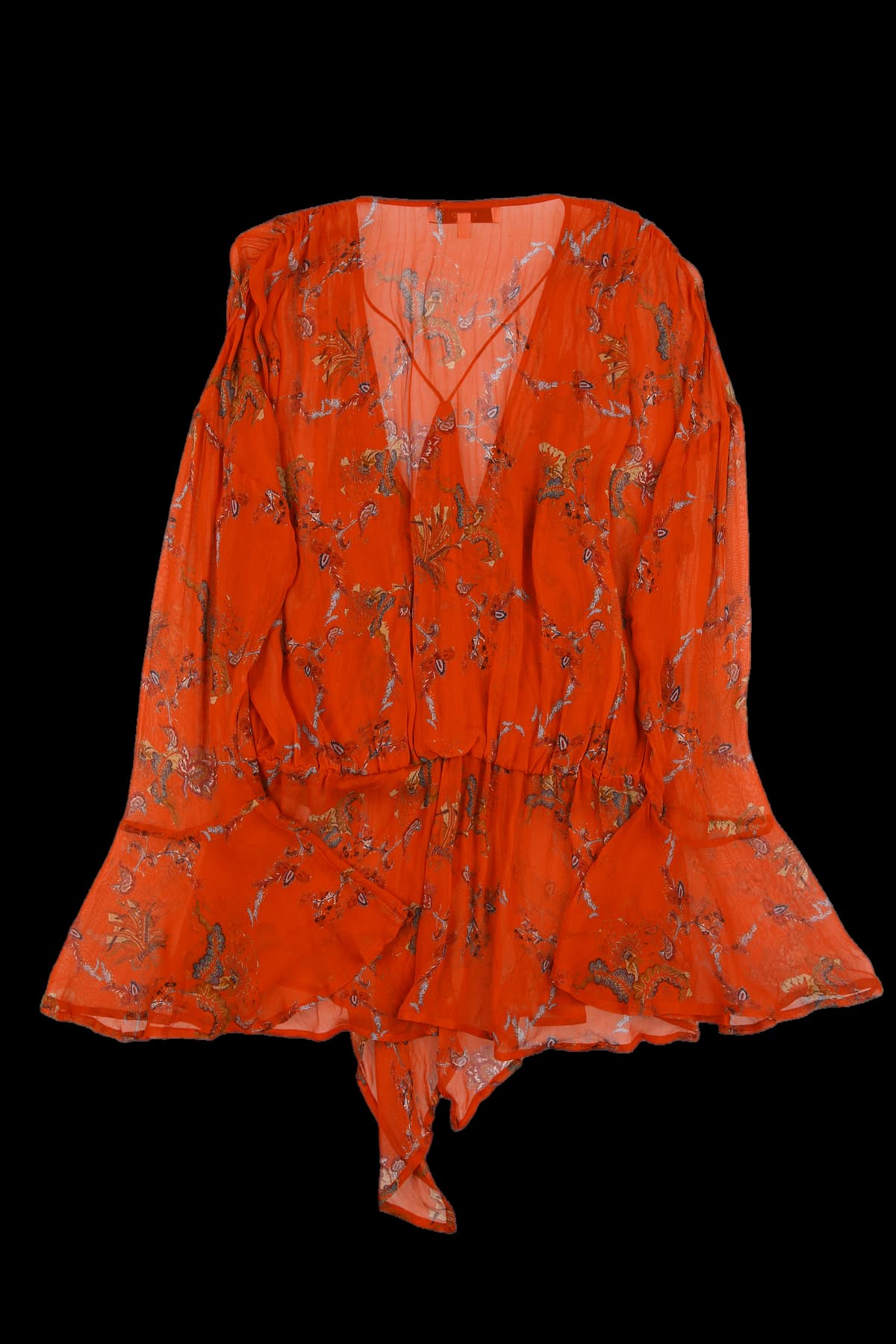 시스루 블라우스