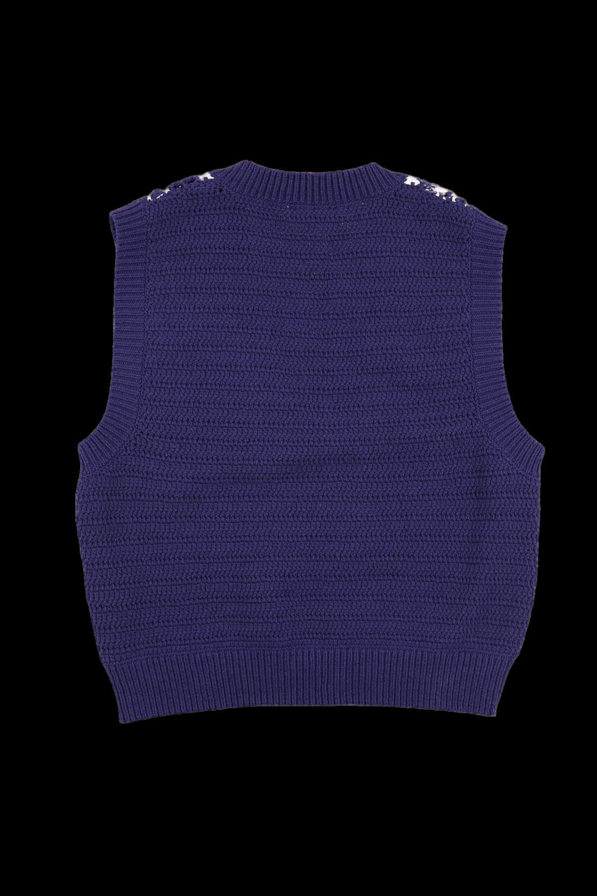 패턴 니트 베스트