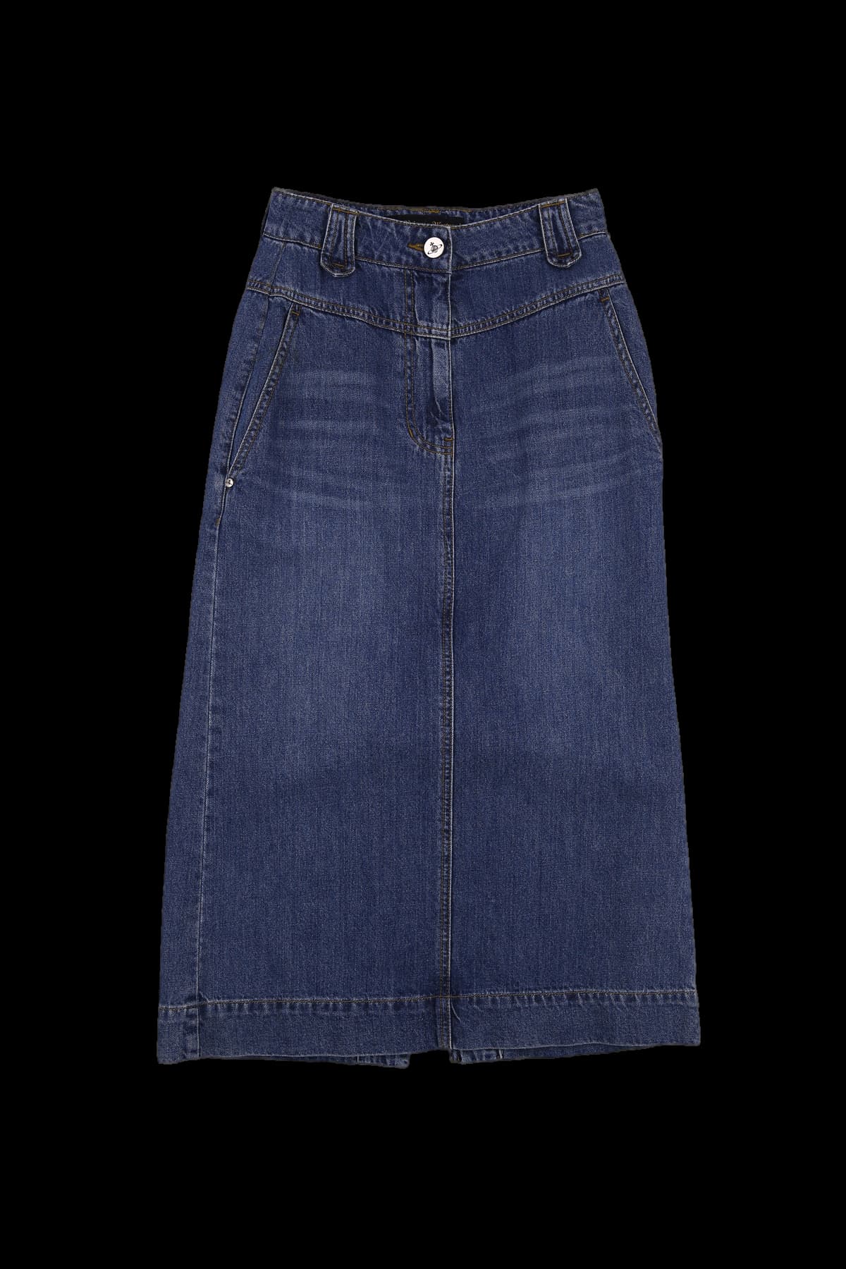 데님 롱 스커트