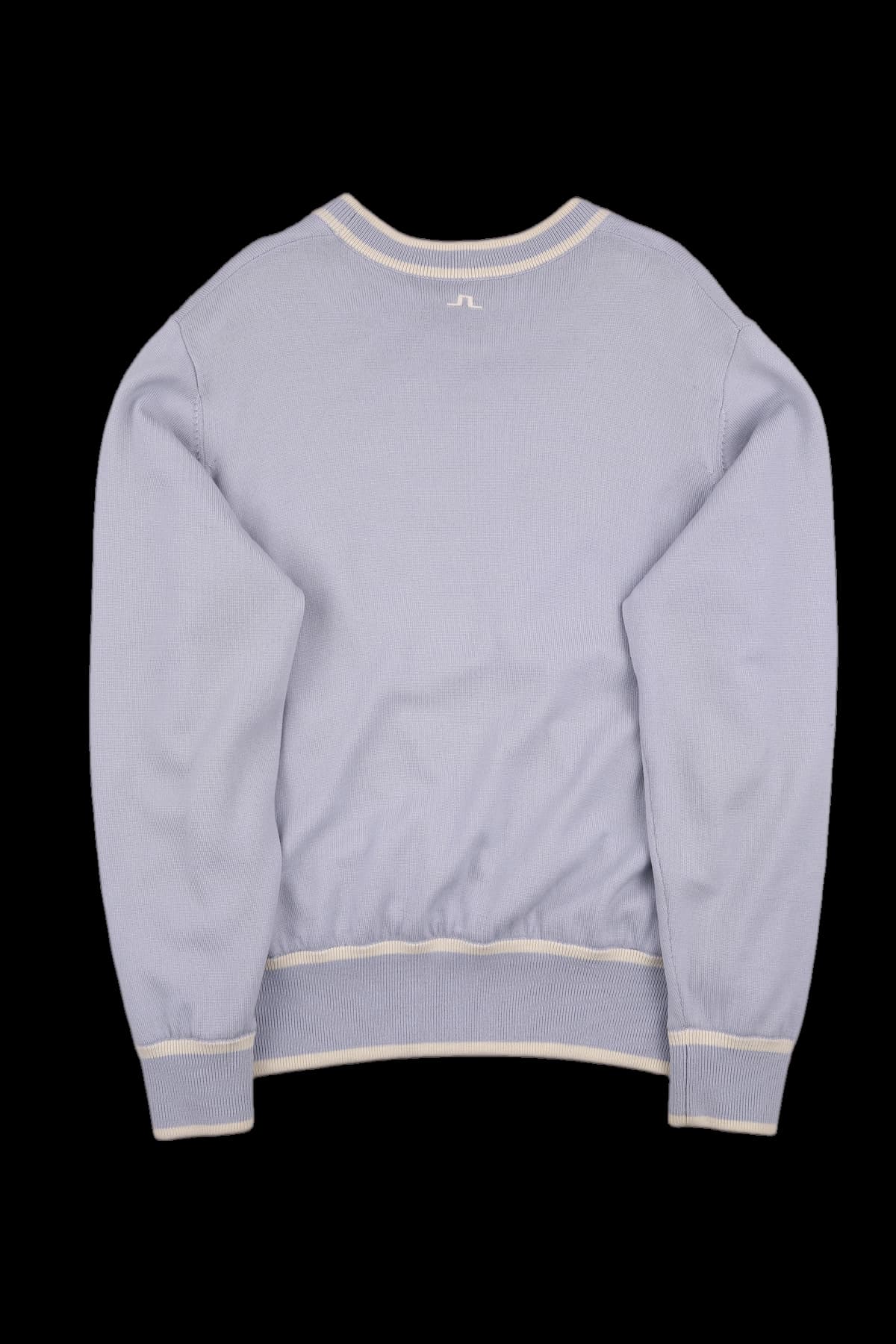 로고 라운드넥 니트