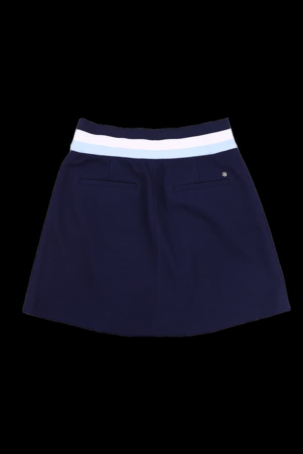 로고 포켓 스커트