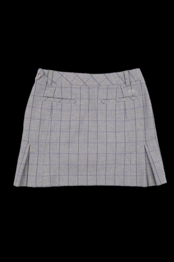 글렌체크 스커트