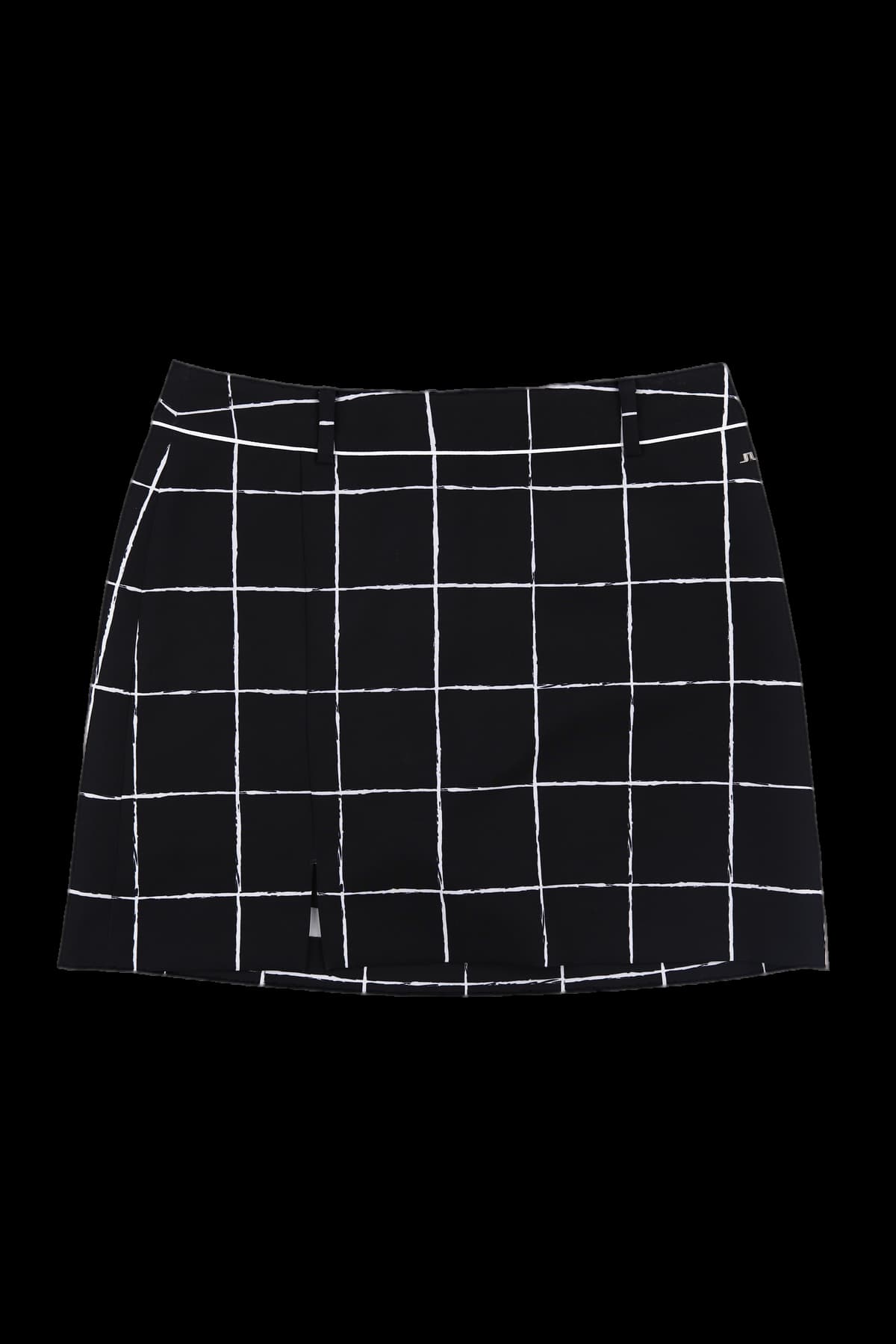 스트레치 체크 스커트