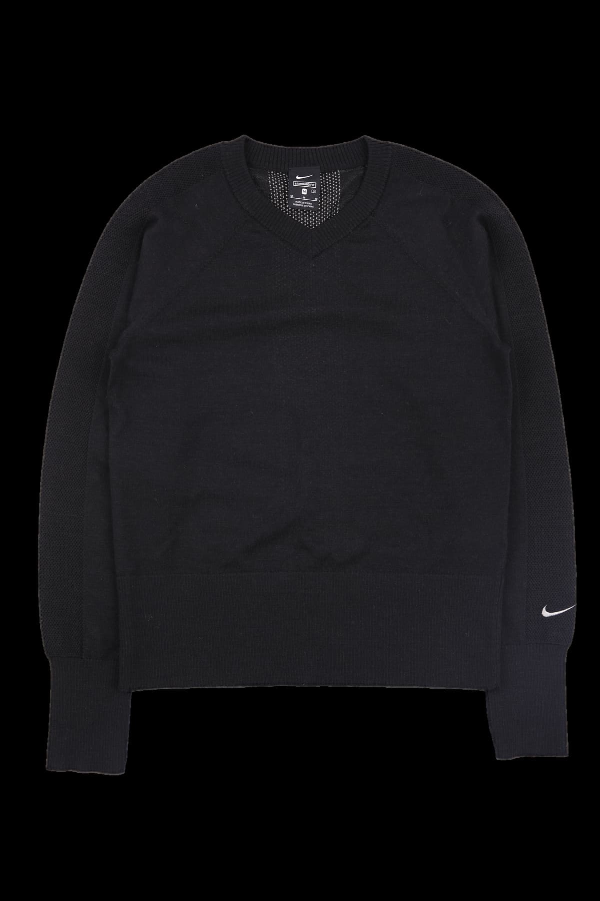 브이넥 펀칭 니트