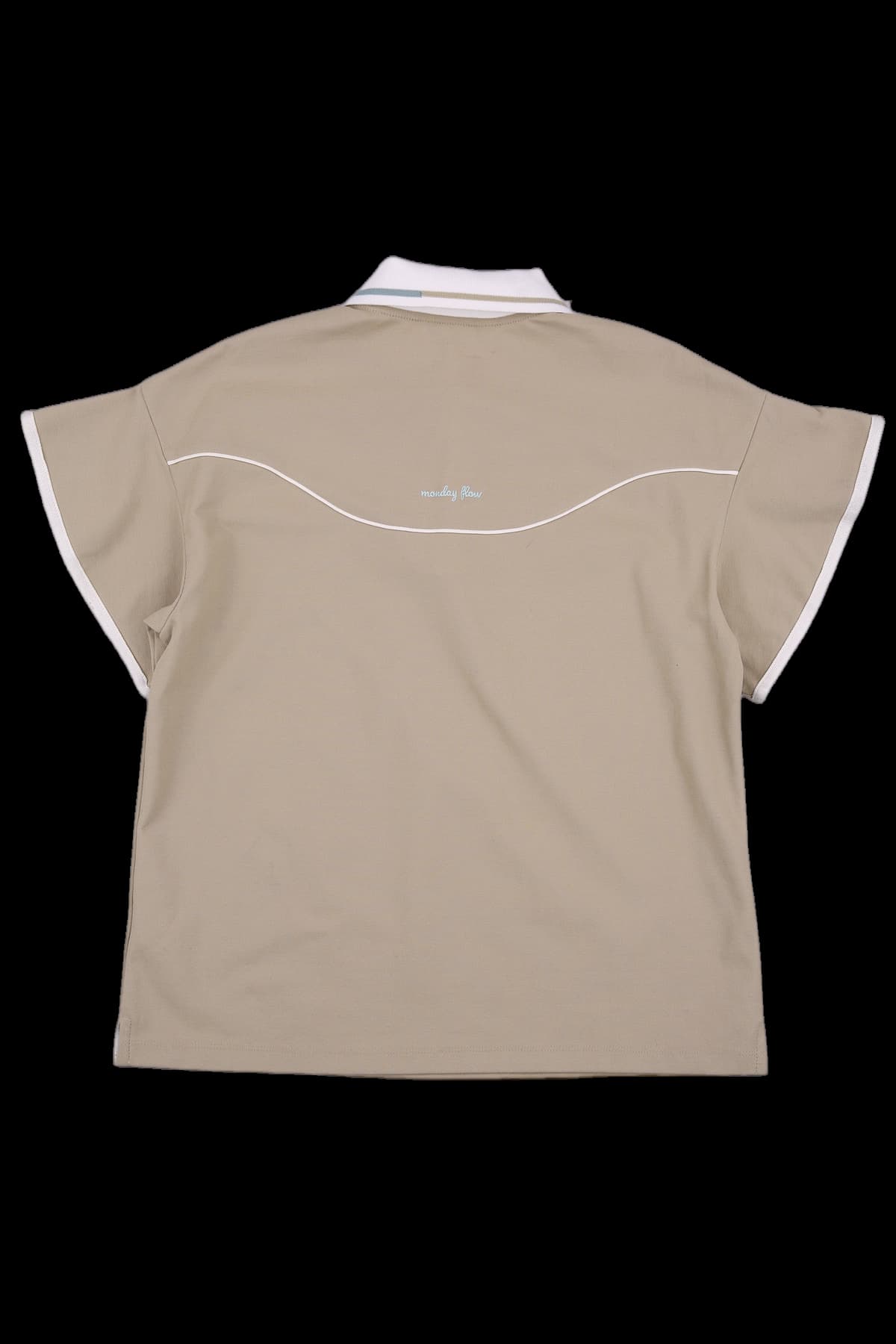 하프집업 반팔 카라티