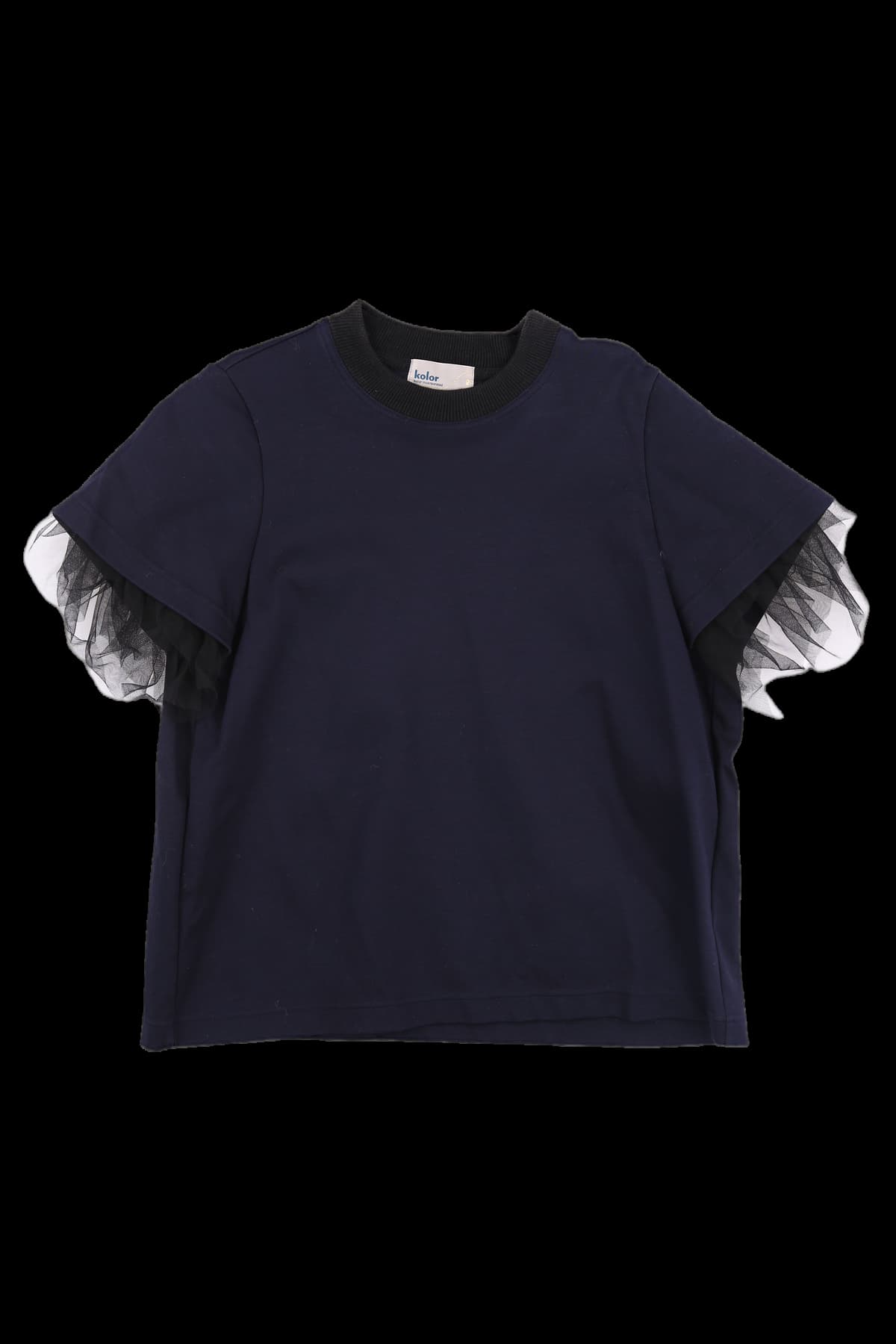 레이스 디테일 반팔