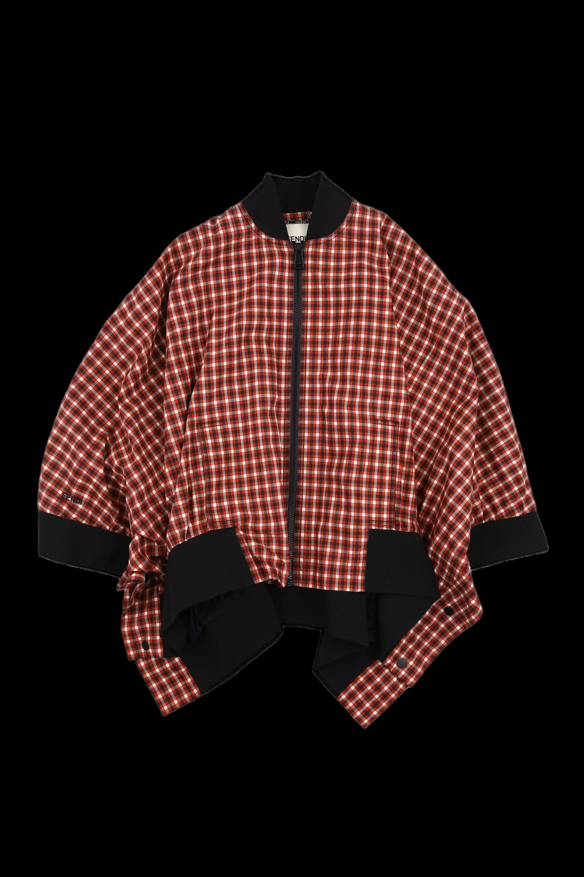 체크 로브 자켓